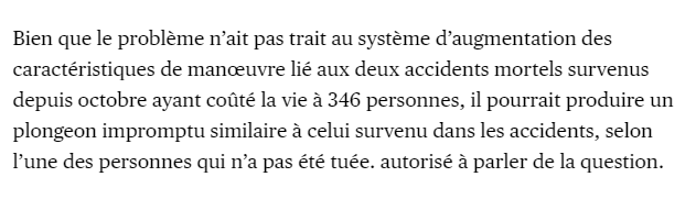 Boeing 737 Max : encore une faille ? FAA Finds New Risk