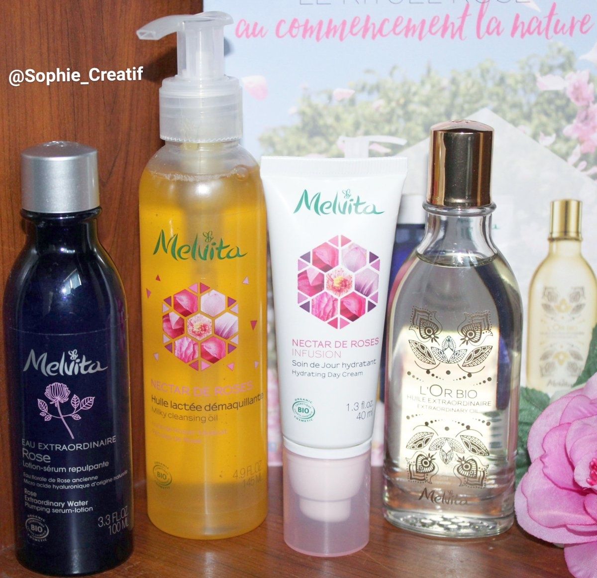J'ai testé la gamme Nectar de Roses de Melvita