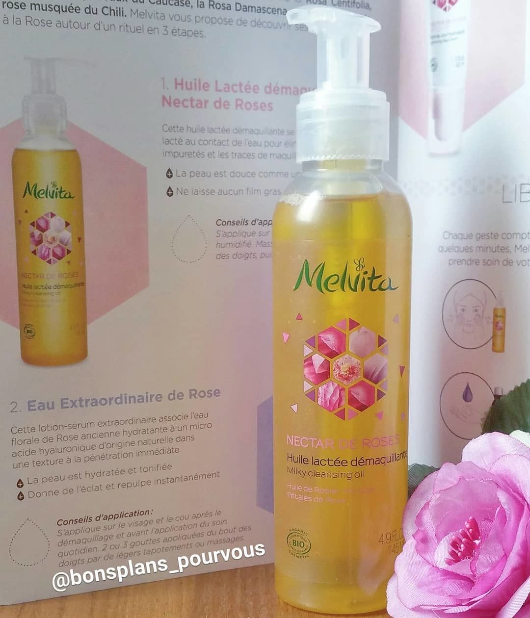 J'ai testé la gamme Nectar de Roses de Melvita