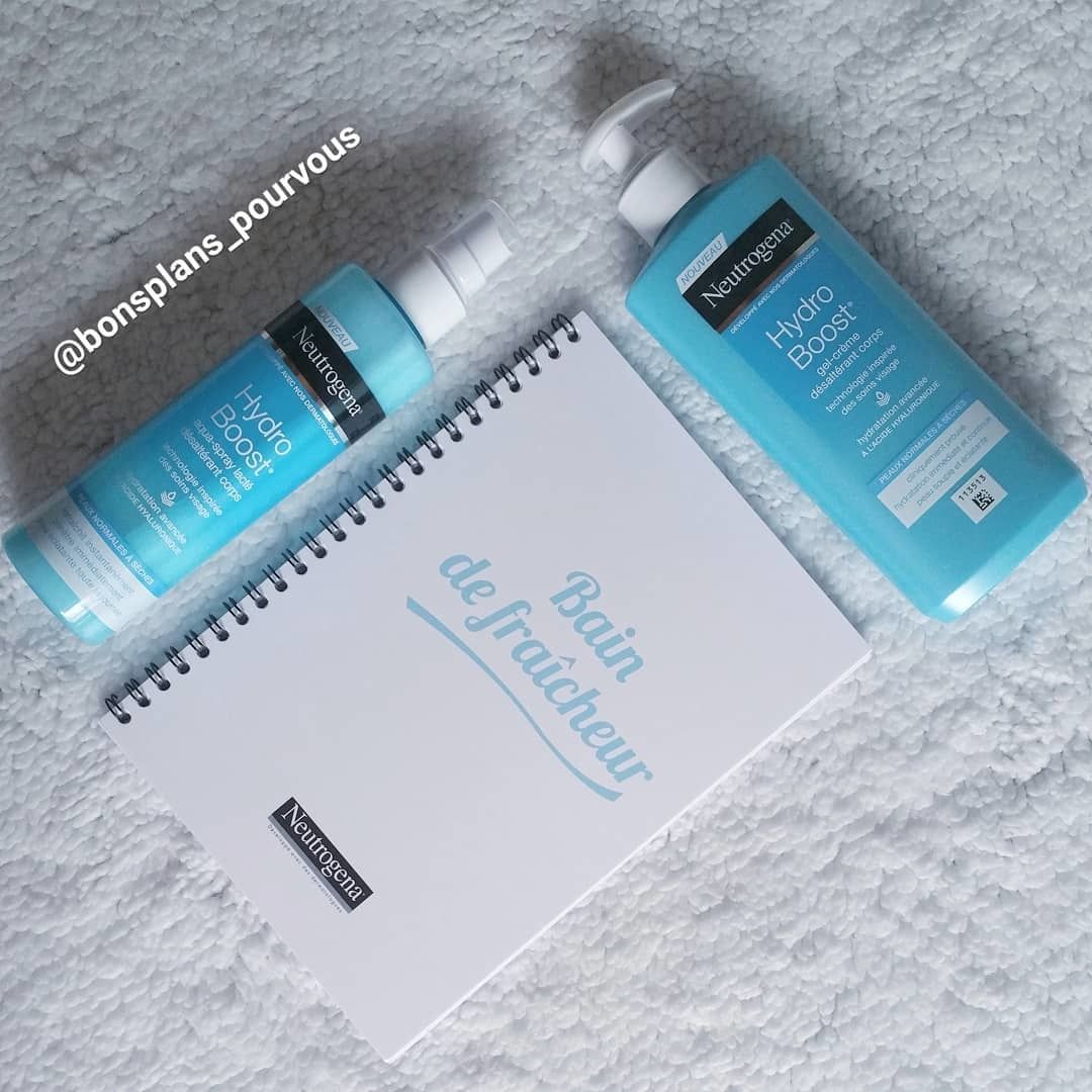 J'ai testé les soins corps Hydro Boost de Neutrogena