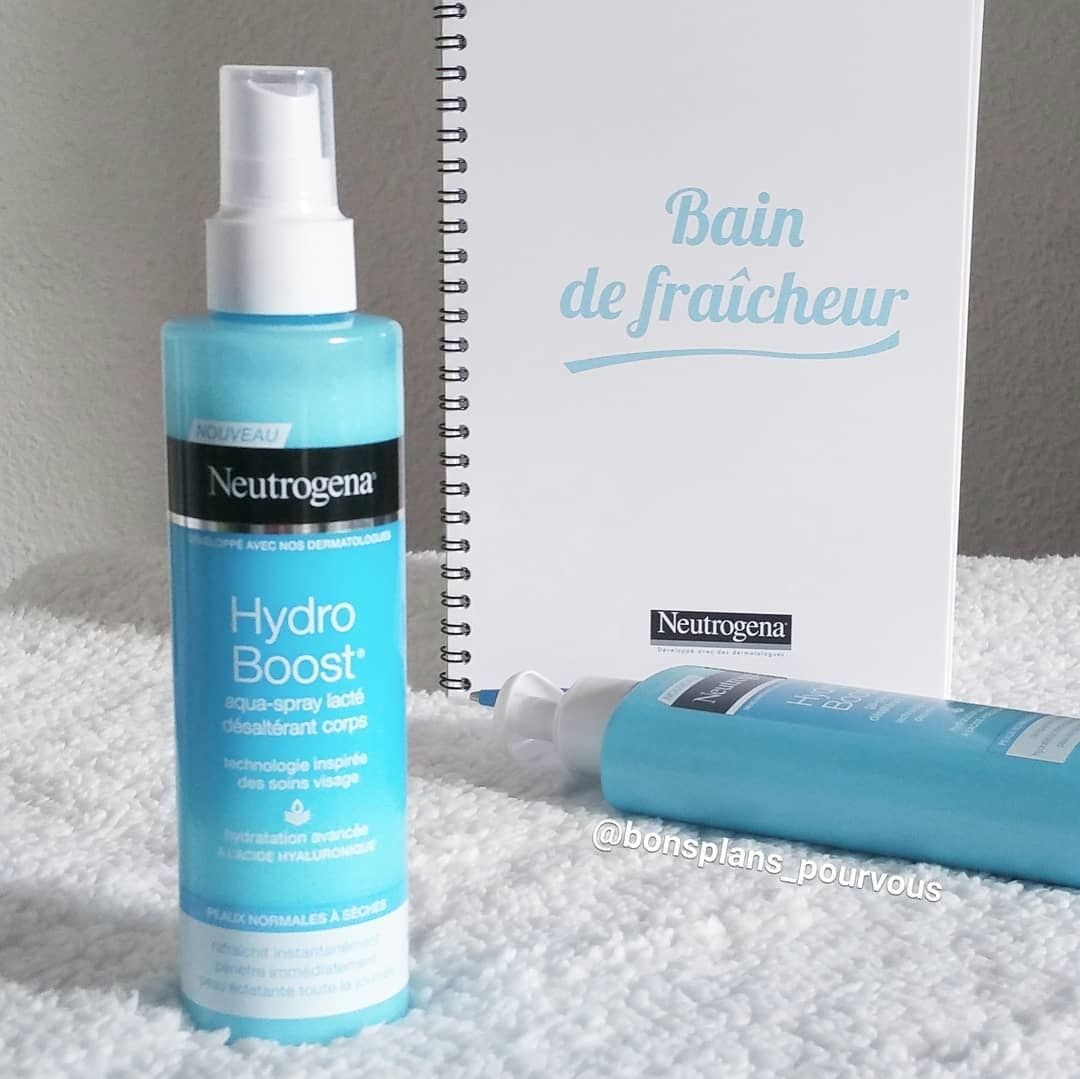 J'ai testé les soins corps Hydro Boost de Neutrogena
