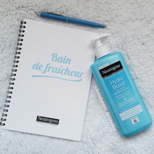 J'ai testé les soins corps Hydro Boost de Neutrogena