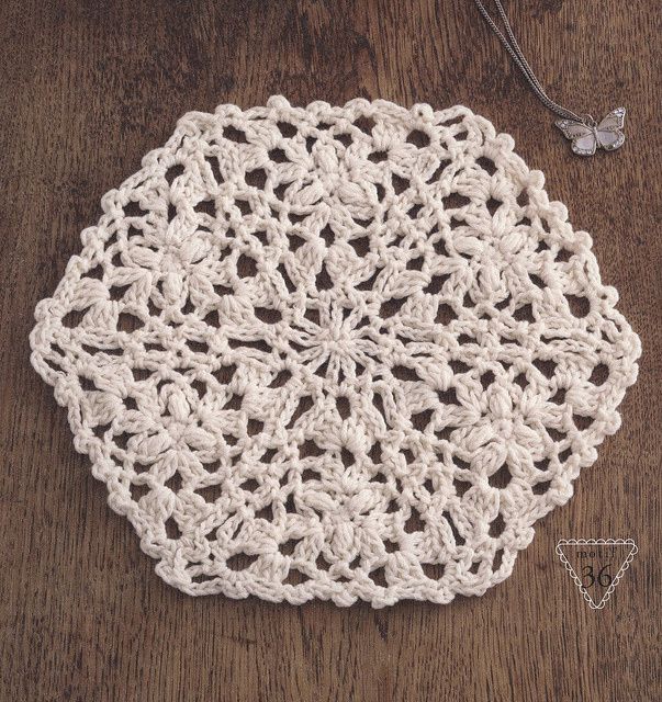 Hexagones au crochet