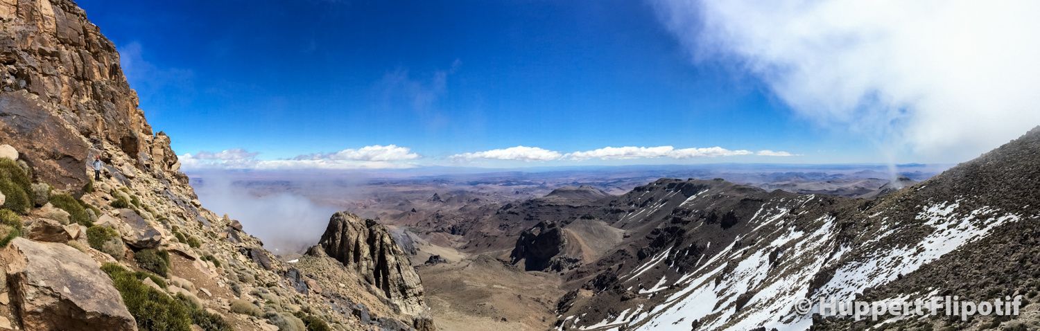 Vue sommet sommet du Siroua Sirwa
