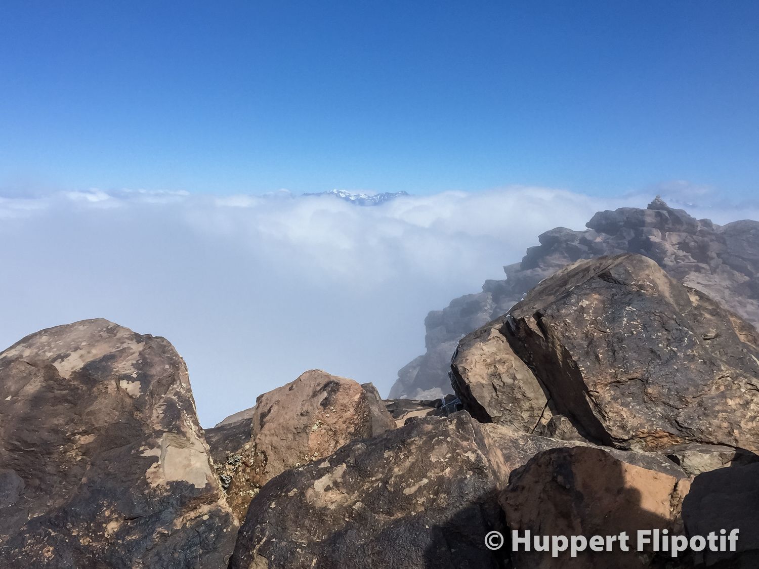 Vue sommet Ascension sommet du Siroua Sirwa