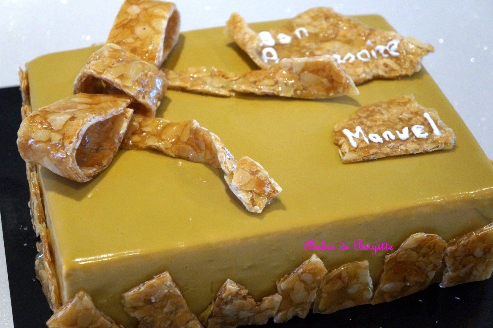 Entremet Caramel Insert Poires Atelier De Brigitte Cuisine Recettes Partages