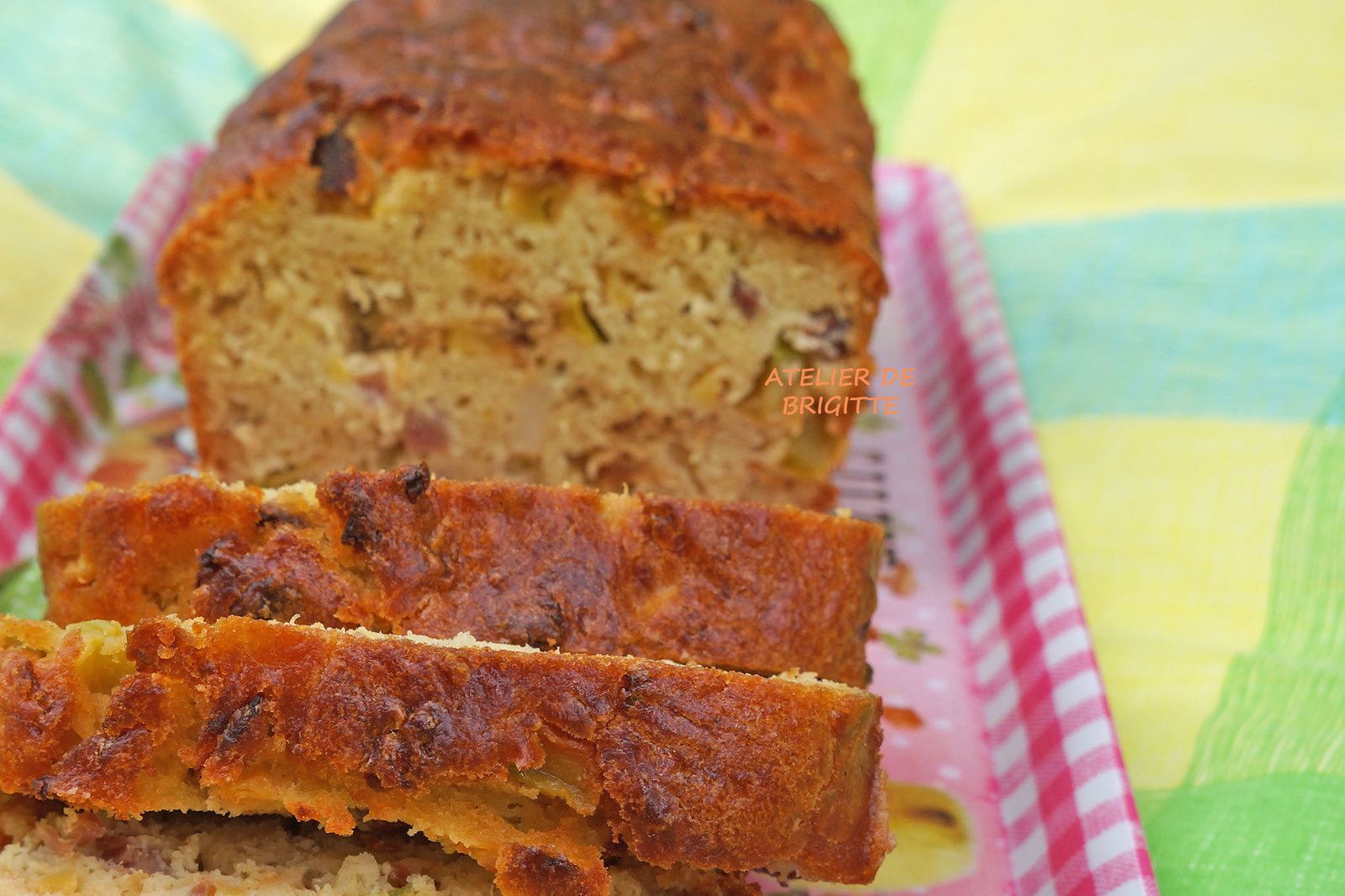 Cake - Courgettes - Lardons