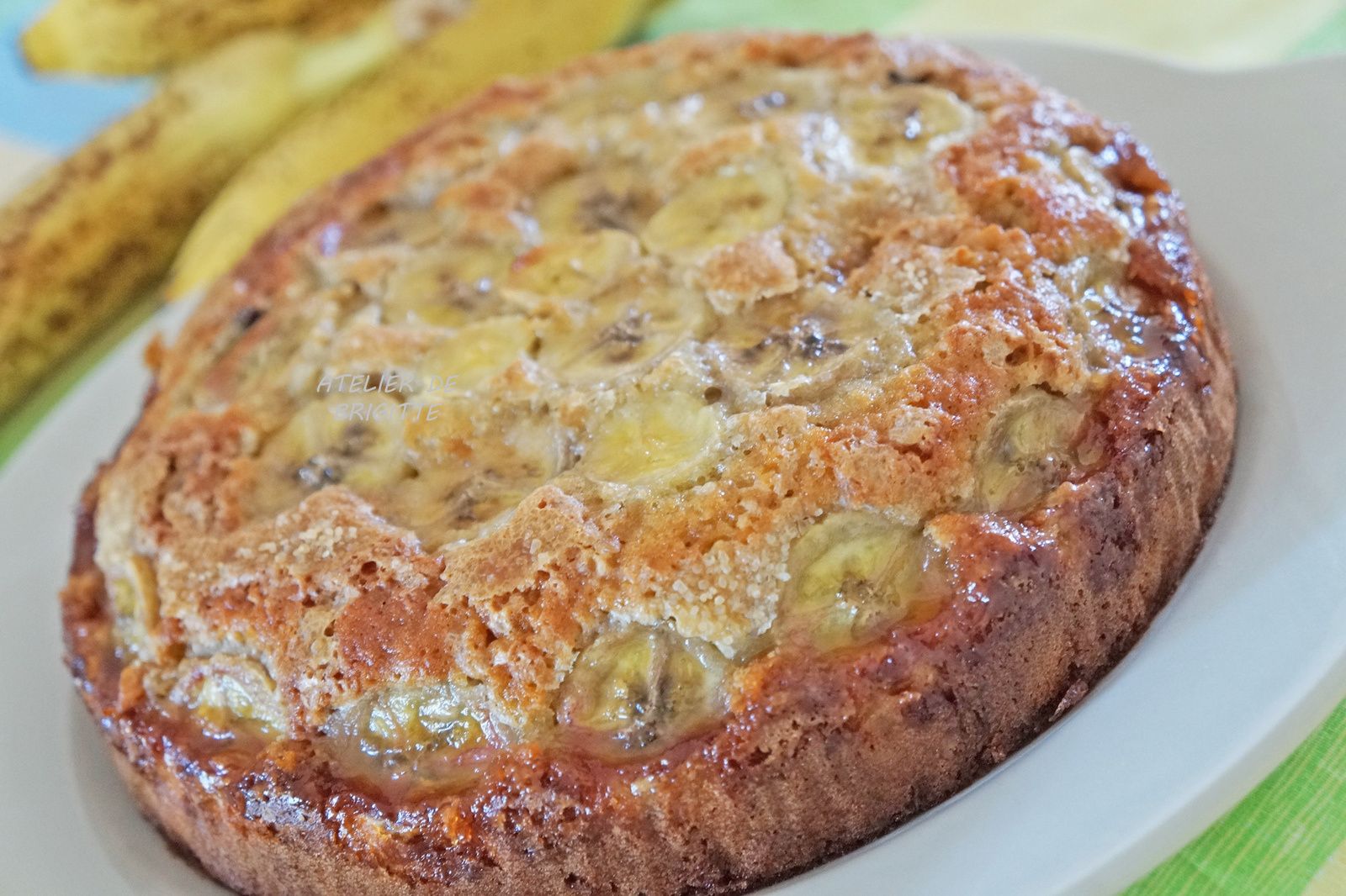 moelleux, bananes, chocolat, recette banane, goûter, gâteau de bananes