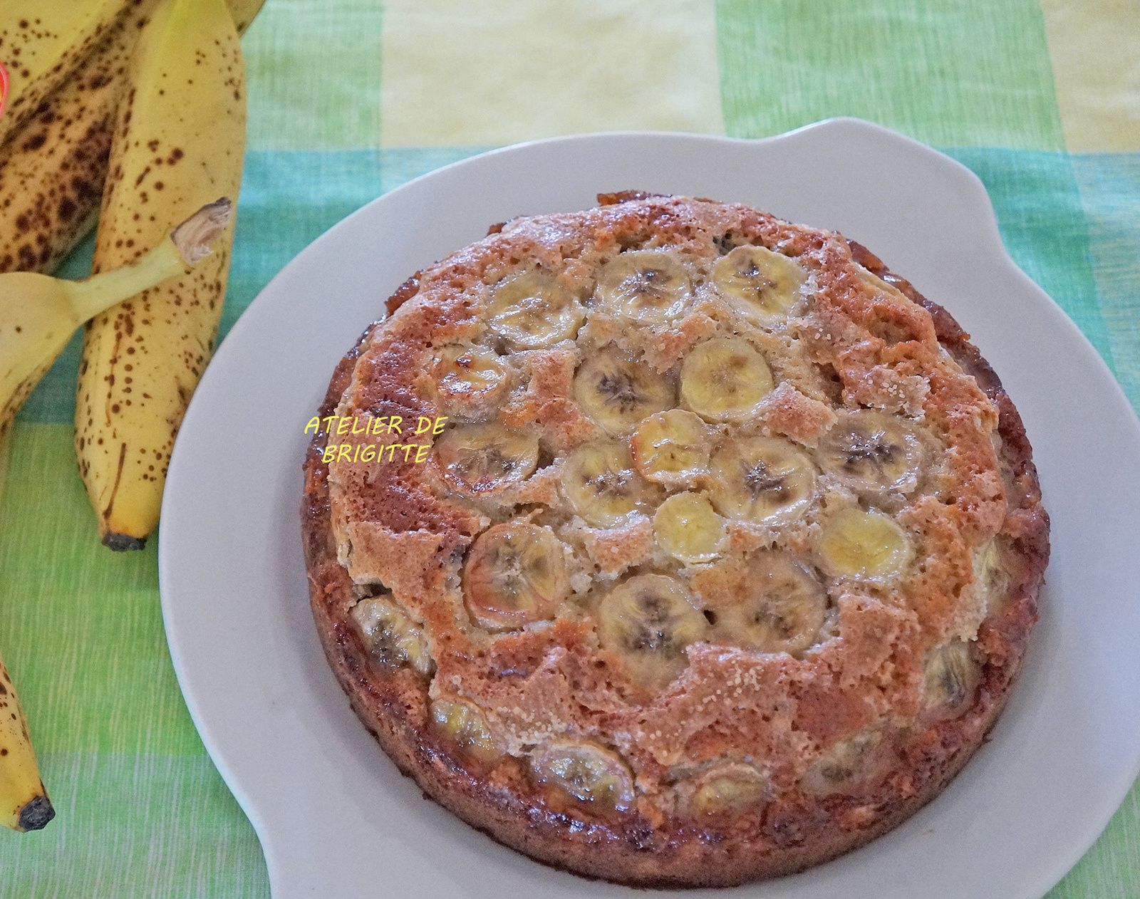 moelleux, bananes, chocolat, recette banane, goûter, gâteau de bananes
