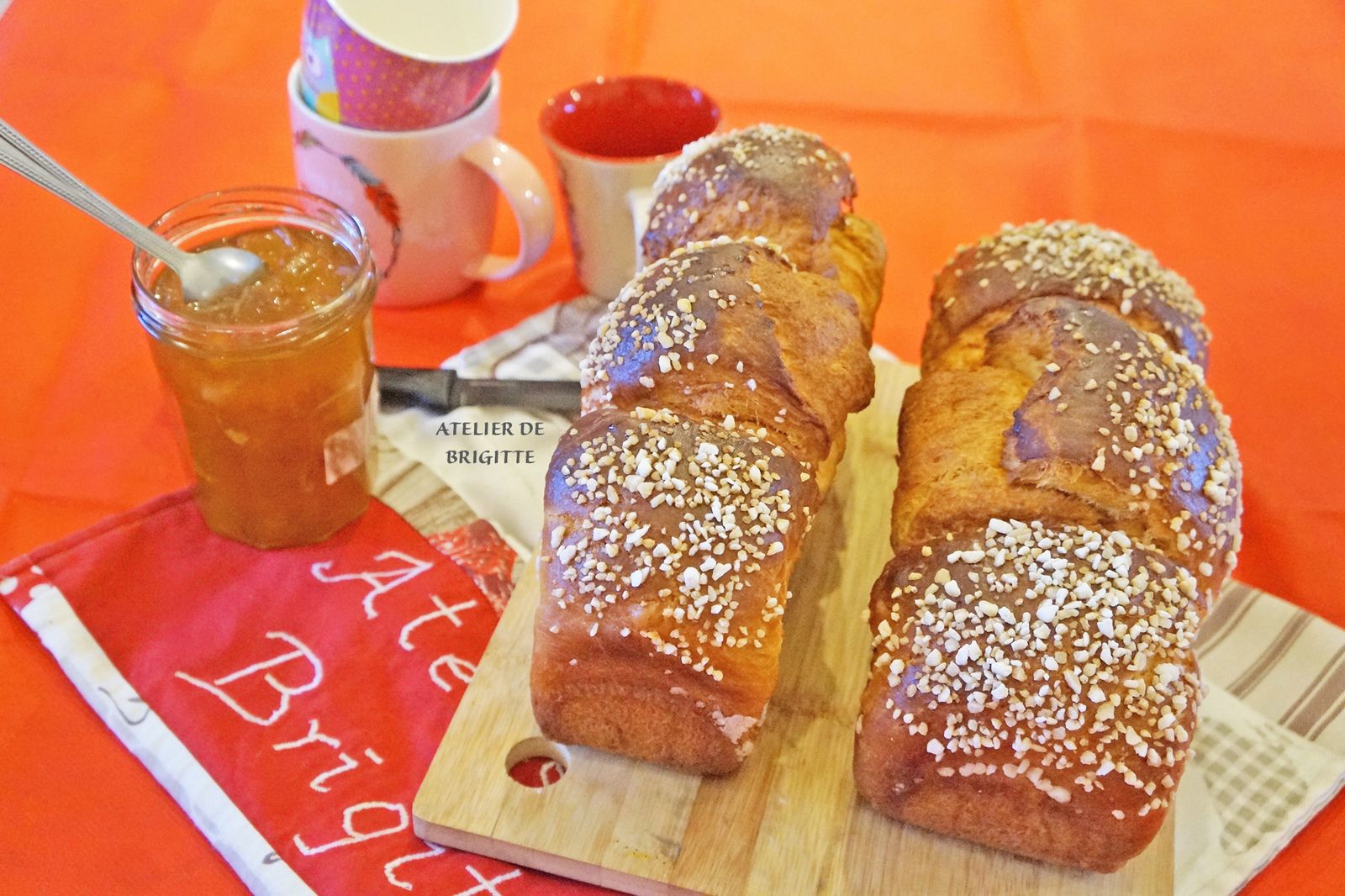 brioche, petit déjeuner, brioche de Nanterre, recette de brioche, 