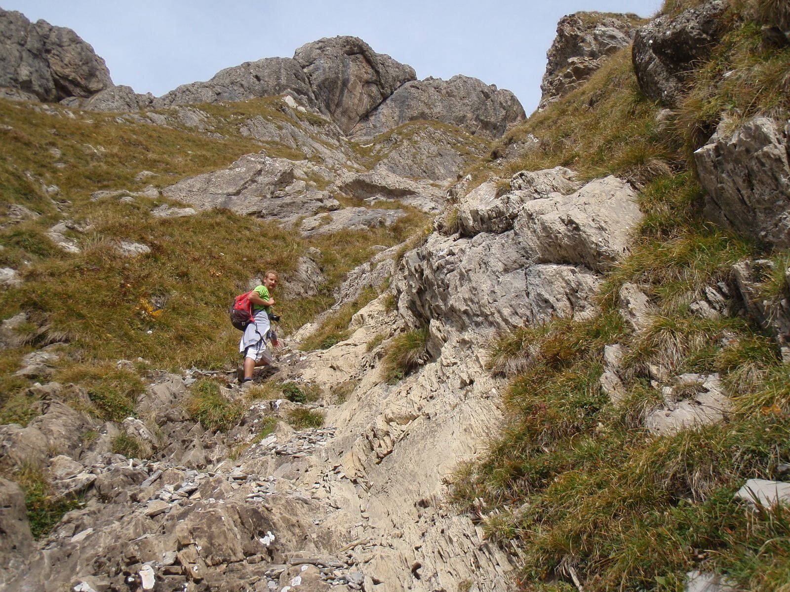 Roc d'Enfer: Enchaînement des 4 sommets par les arêtes (2/2)