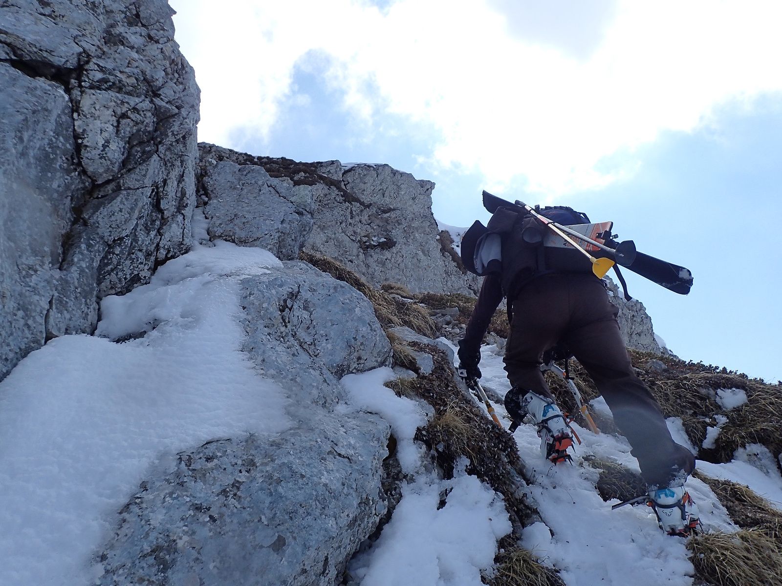 Pointe de Puvat: Couloir de la balançoire
