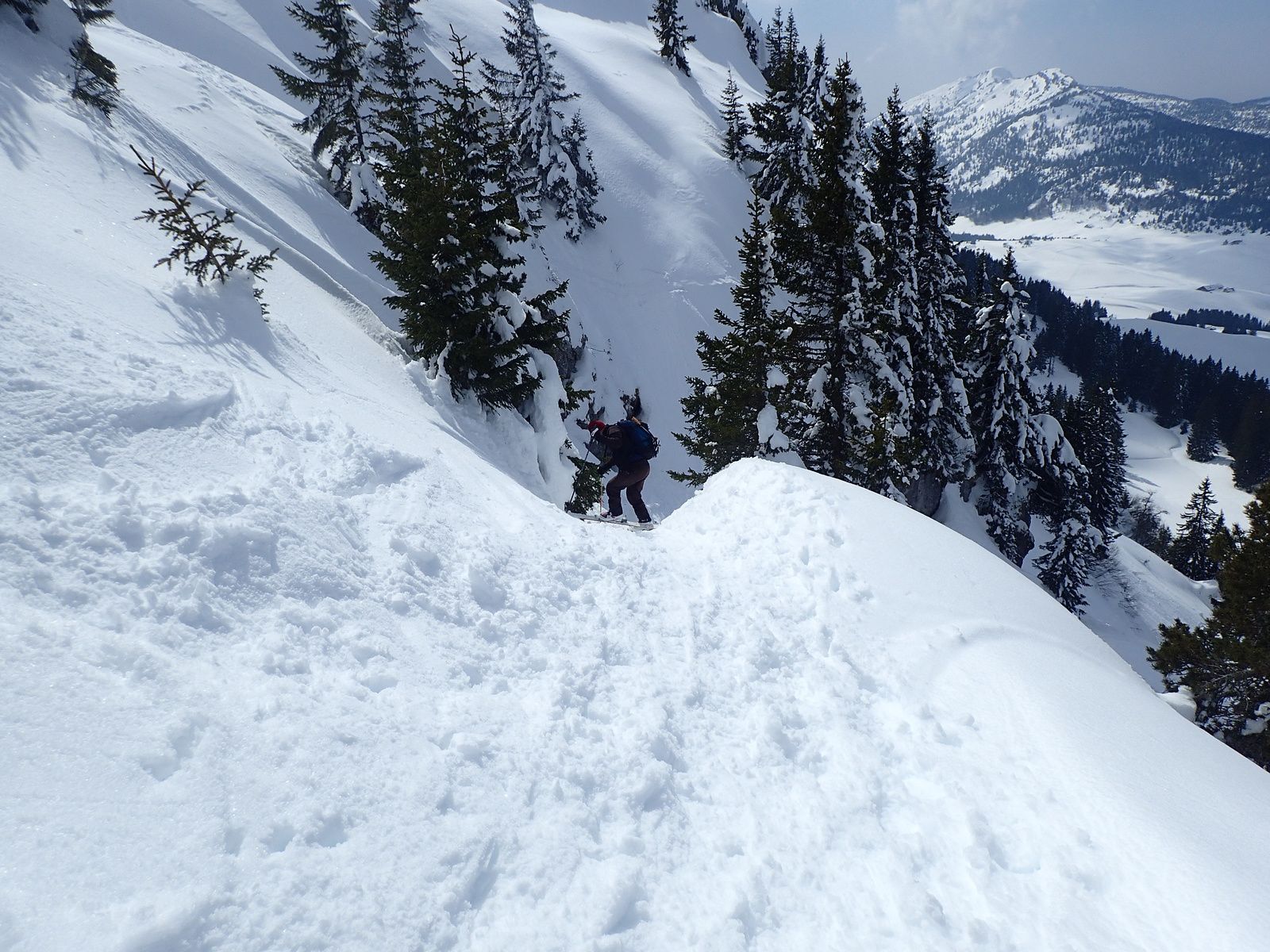 Pointe de Puvat: Couloir de la balançoire