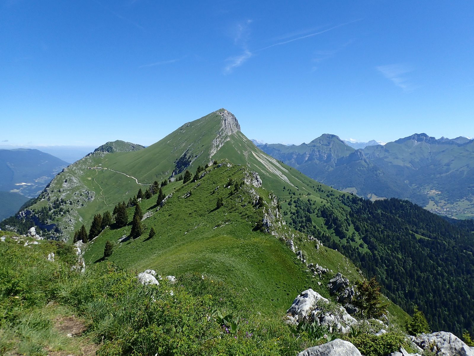 Mont Colombier: Par les Rochers de la Bade