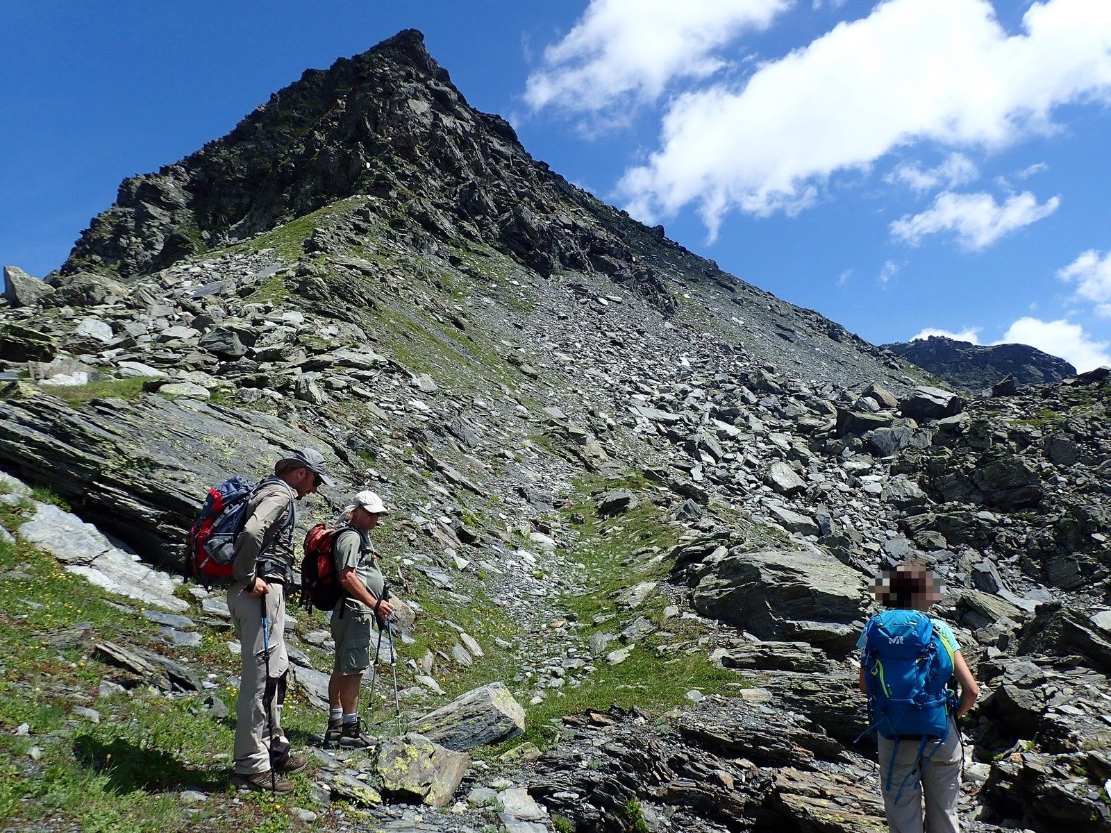 Mont Valezan: Arête W par le Col de la Traversette