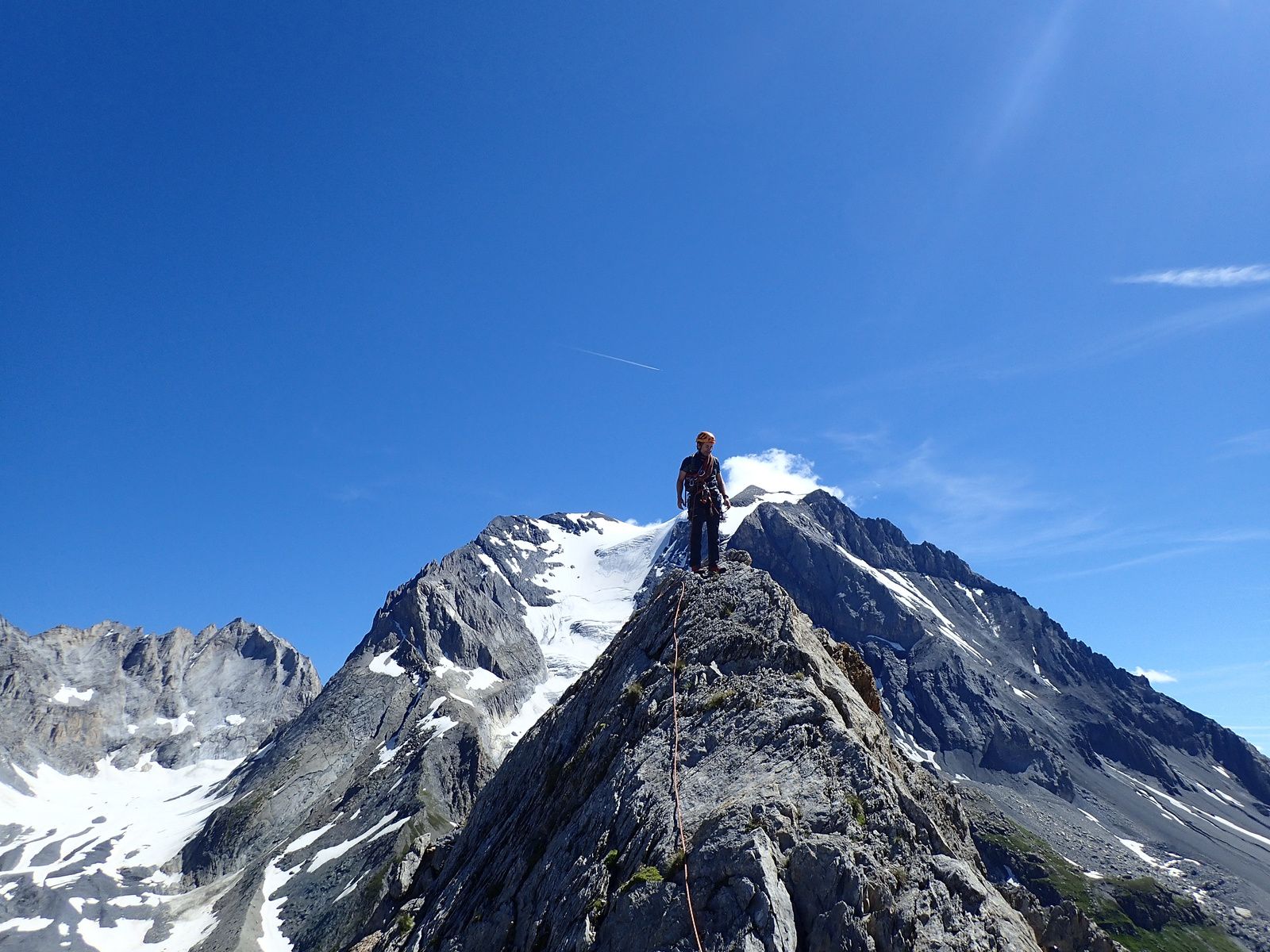 Aiguille de la Vanoise: Traversée des arêtes E&gt;&gt;&gt;W 2/2