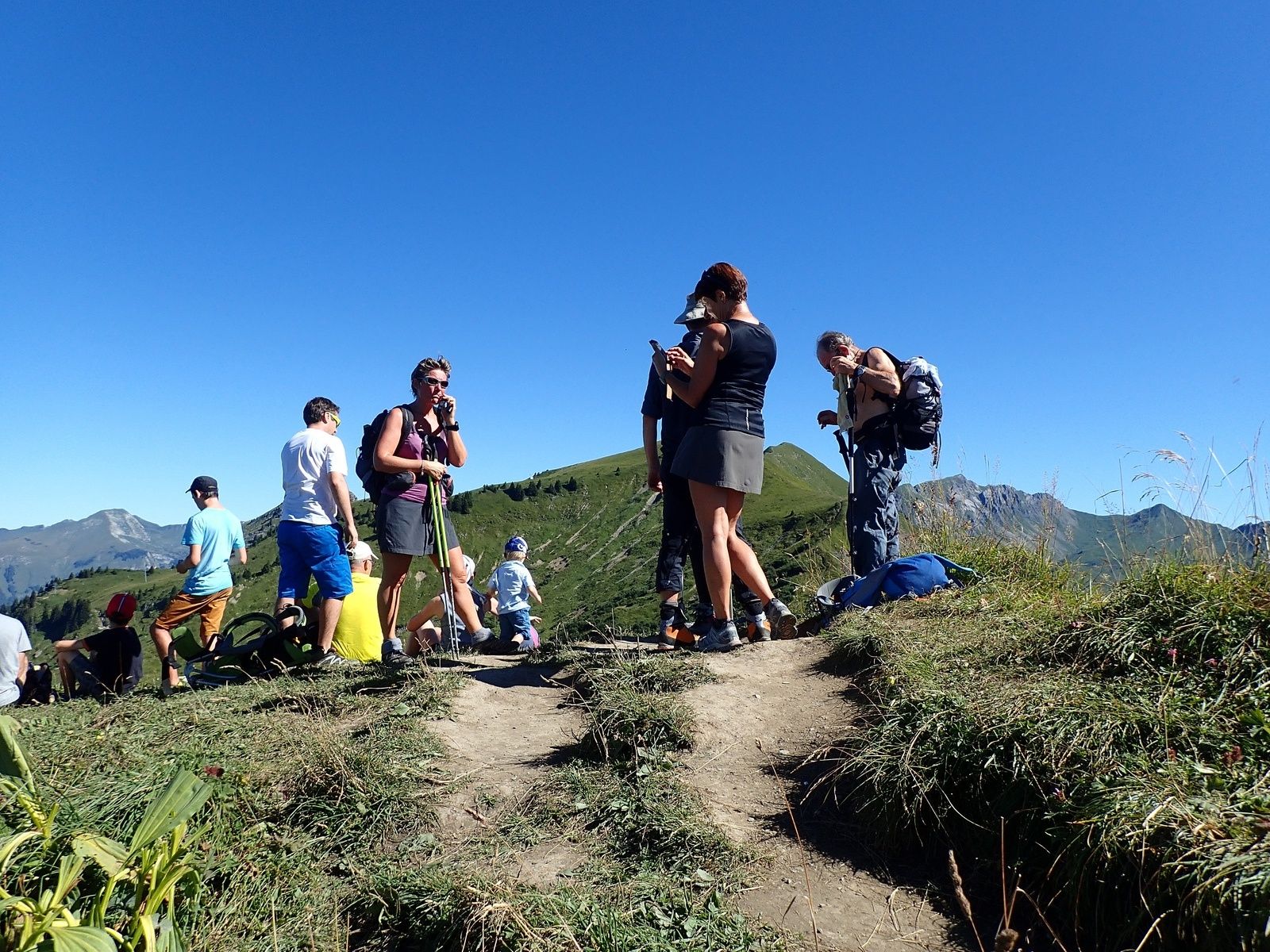 Pointe d'Angolon: Par l'arête via Chamossière