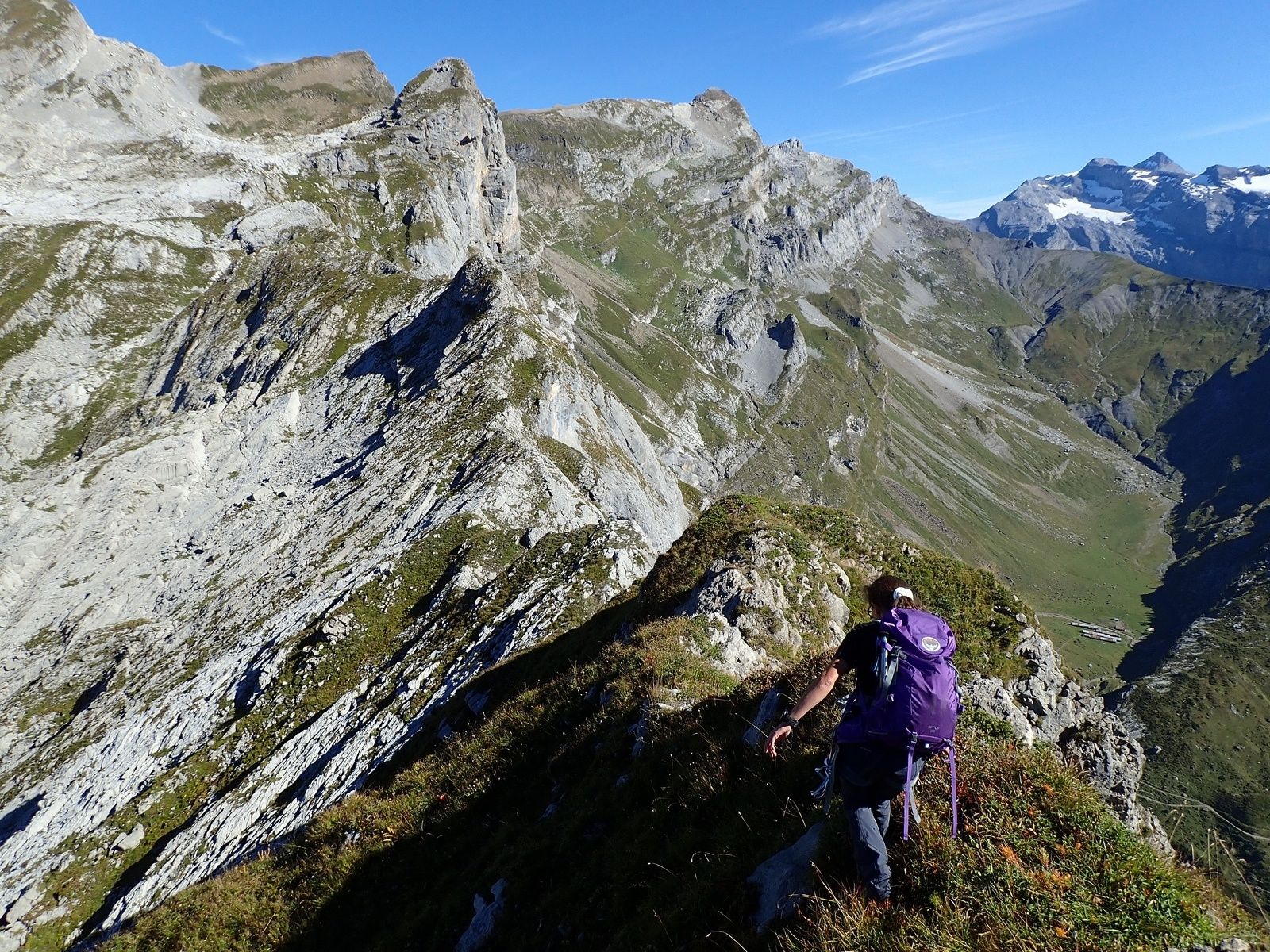 Pointe de l'Ecorchoir: Traversée des arêtes depuis la Dent de Vereu (2/2)