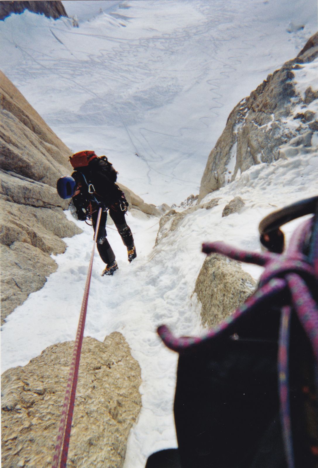 Mont-Blanc du Tacul: Goulotte Lafaille