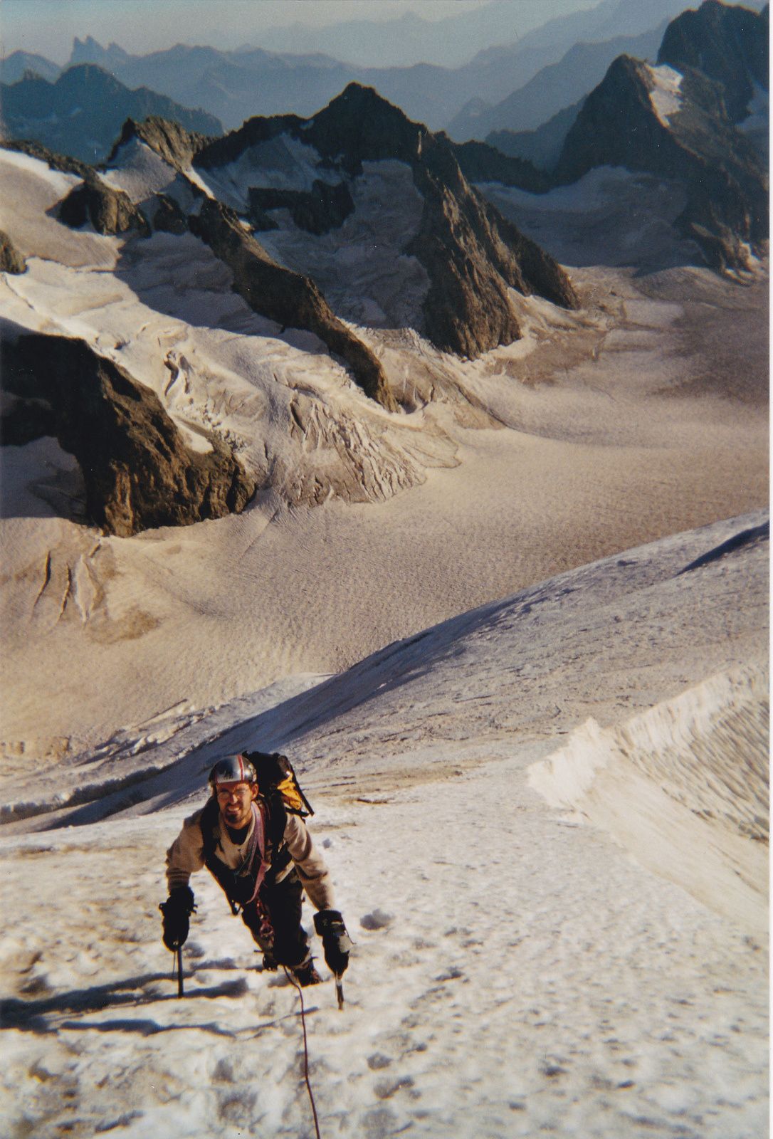 Barre des Ecrins: Petite traversée des Ecrins par l'arête Nord-Est
