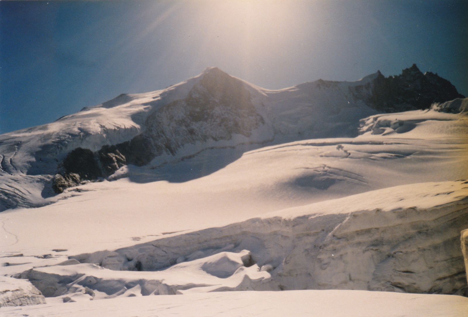 Bishorn: Voie normale; versant nord-ouest