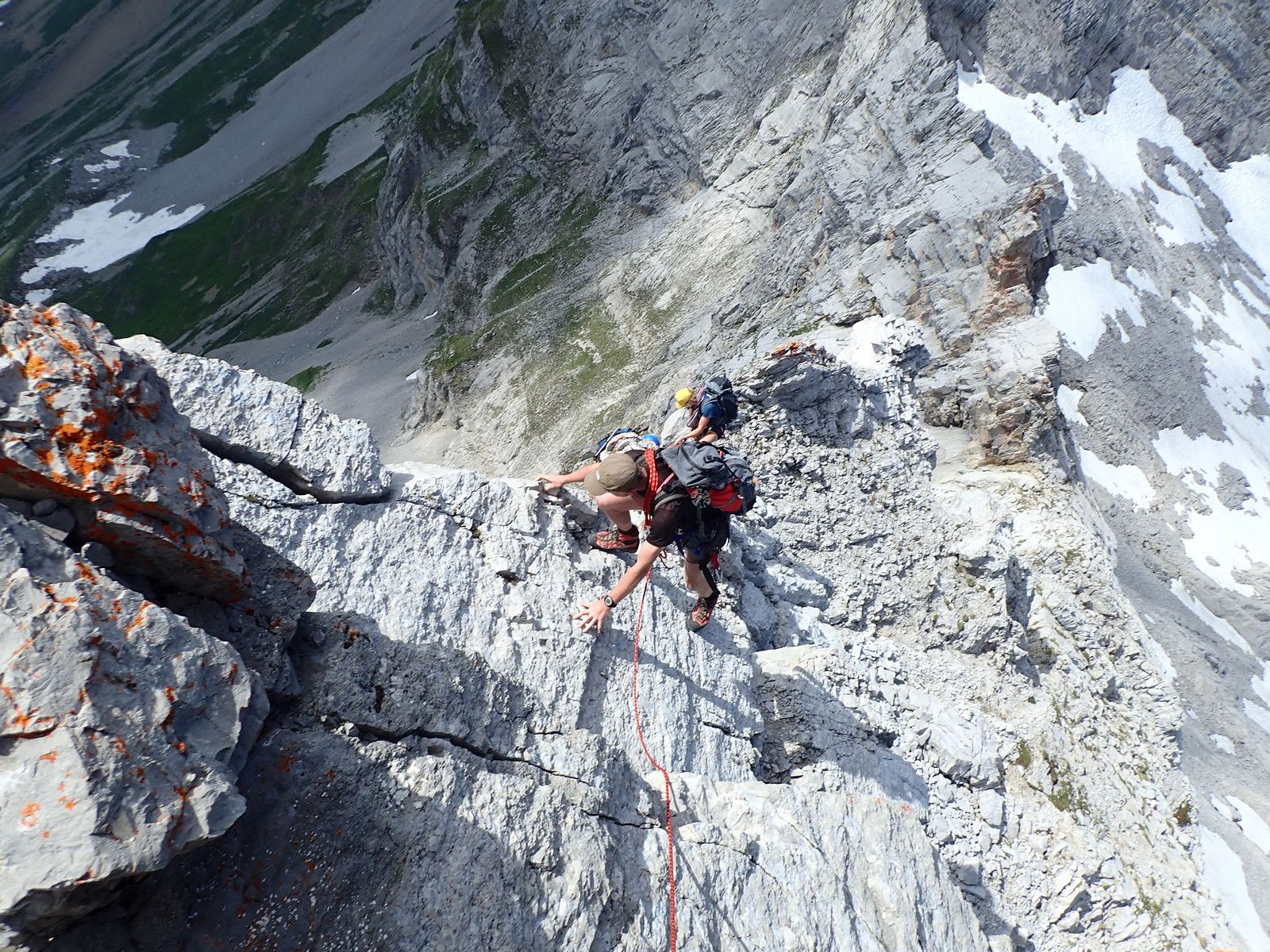Pointe des Verts: Arête Sud-Ouest 1/2