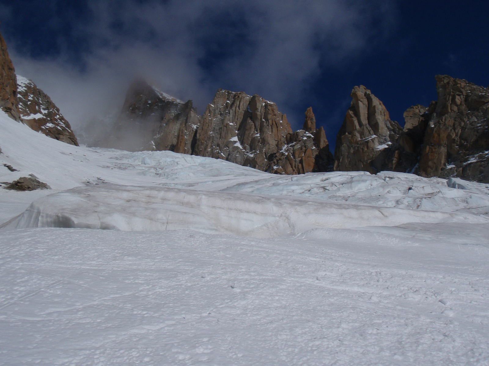 Aiguille d'Argentière: Traversée Y &gt;&gt;&gt; Glacier du Milieu 2/2