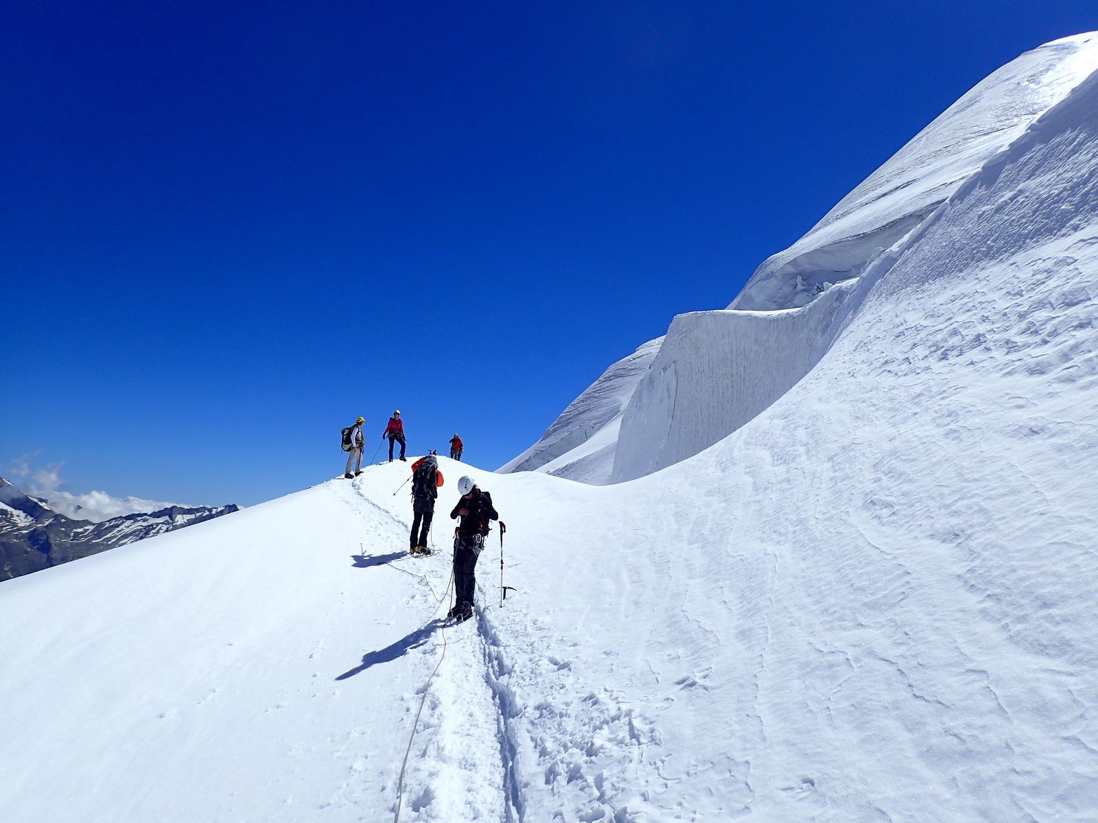 Allalinhorn: Voie normale 1/2