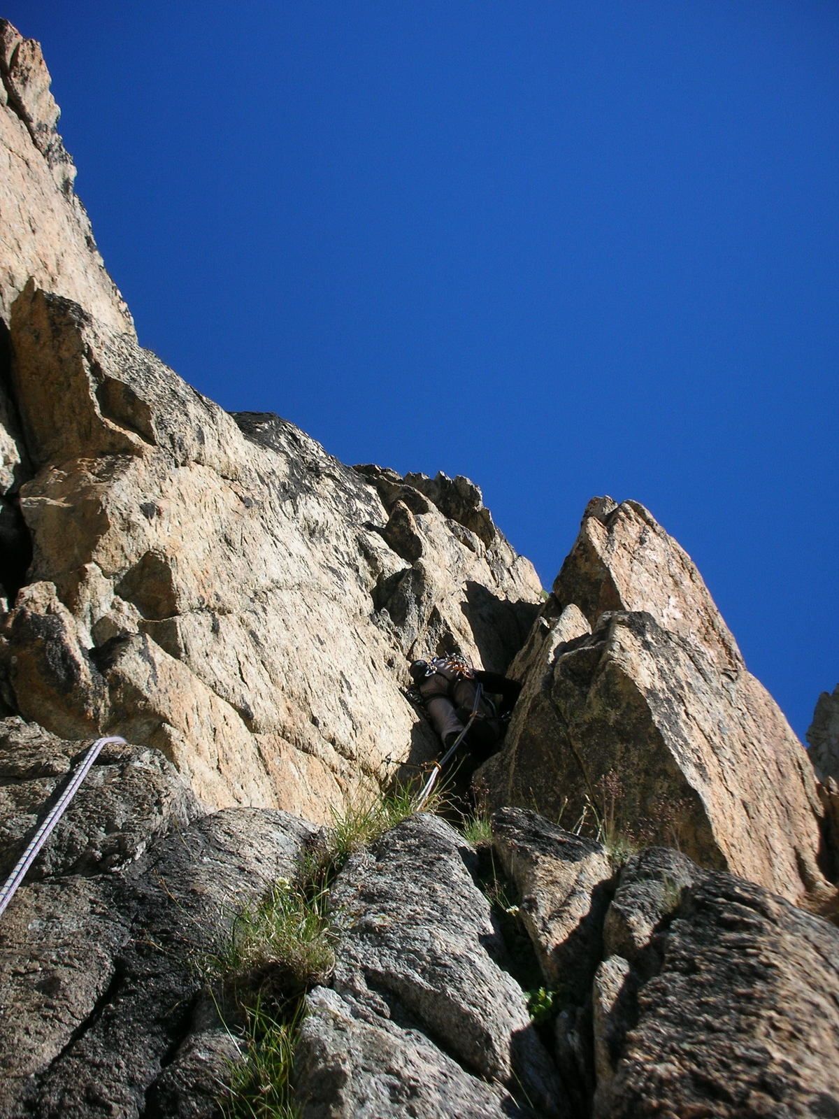 Aiguille Dibona: Contrefort; Mickey
