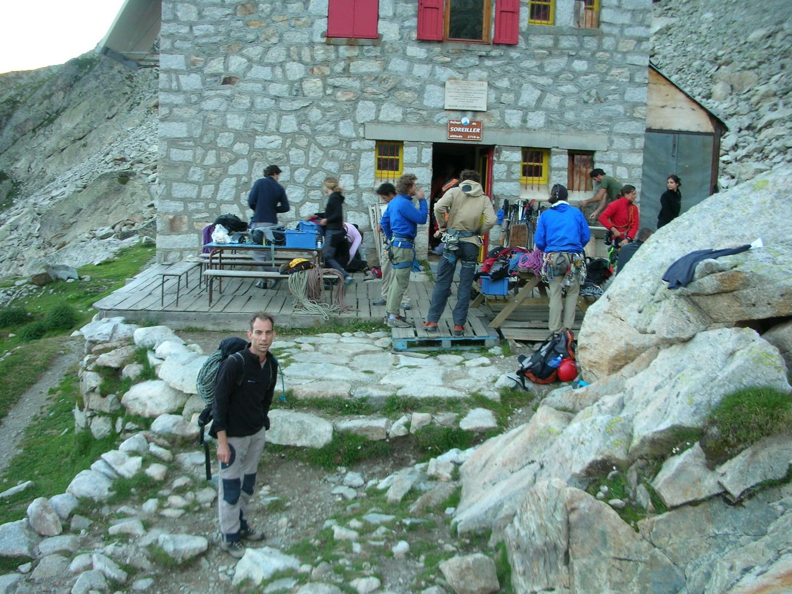 Aiguille Dibona: Contrefort; Mickey