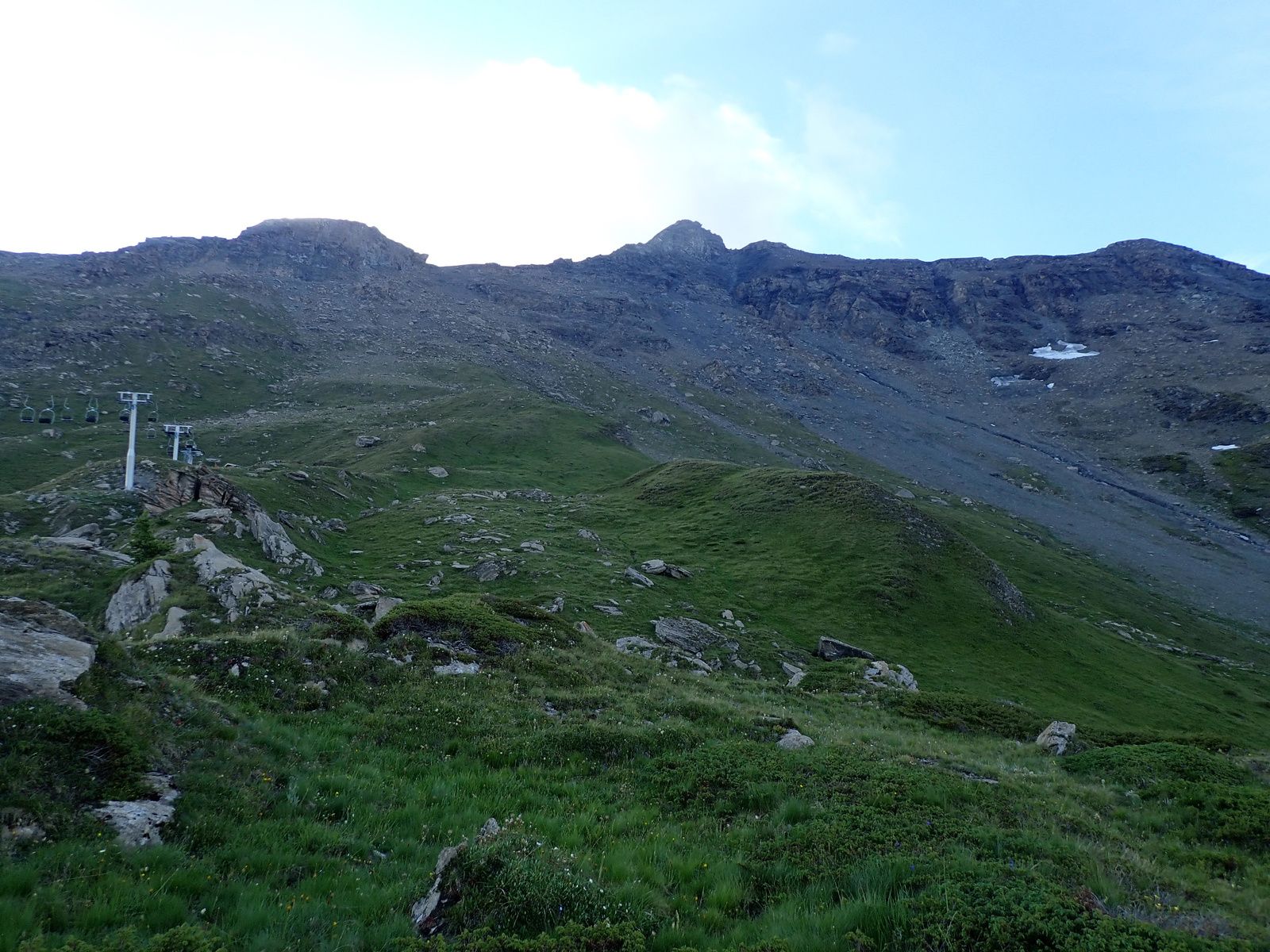 Pointe de Ronce + Signal du Grand Mont Cenis: Depuis Côte Plane 1/3