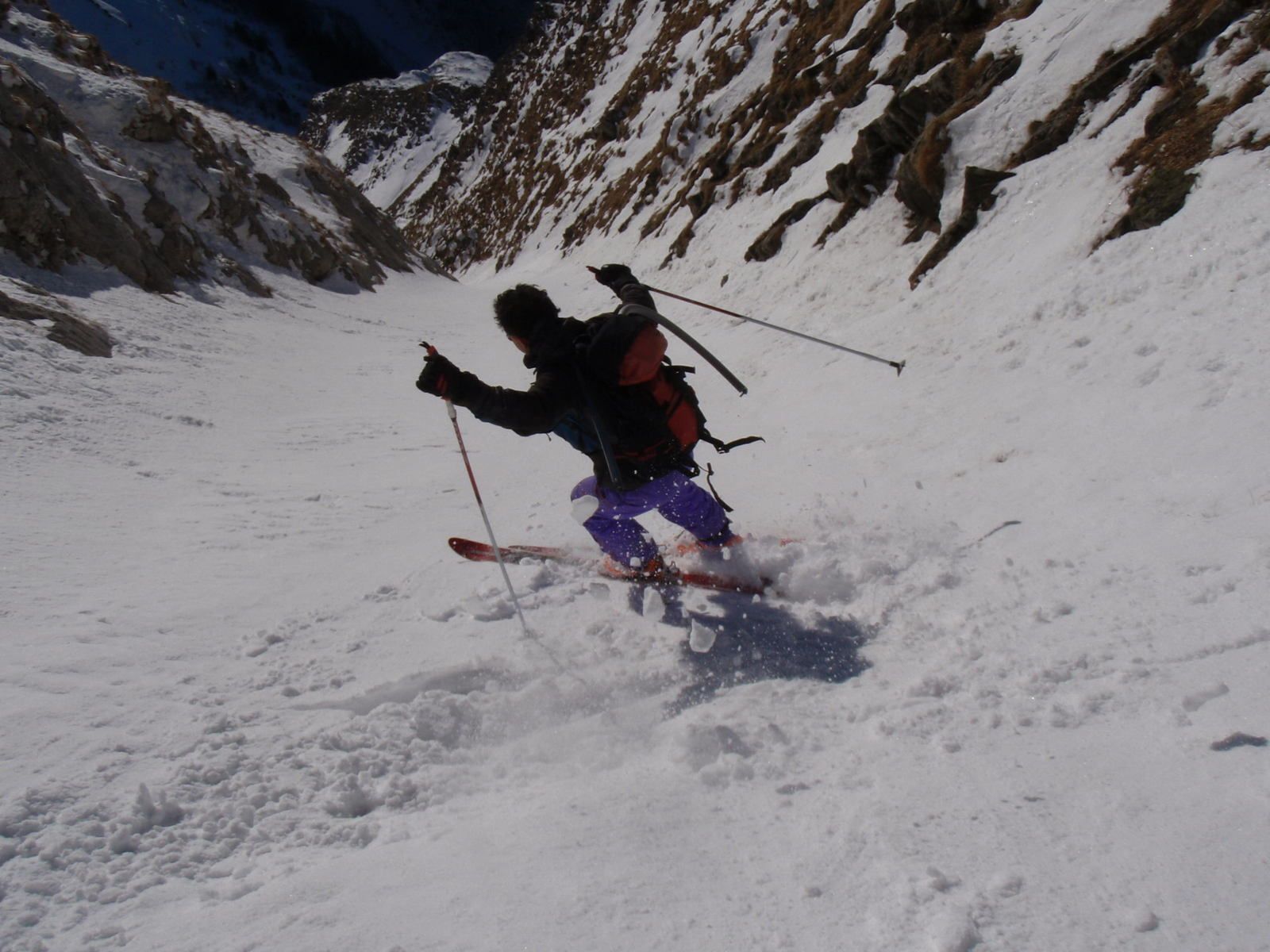 Mont Pécloz: Couloir sud-ouest