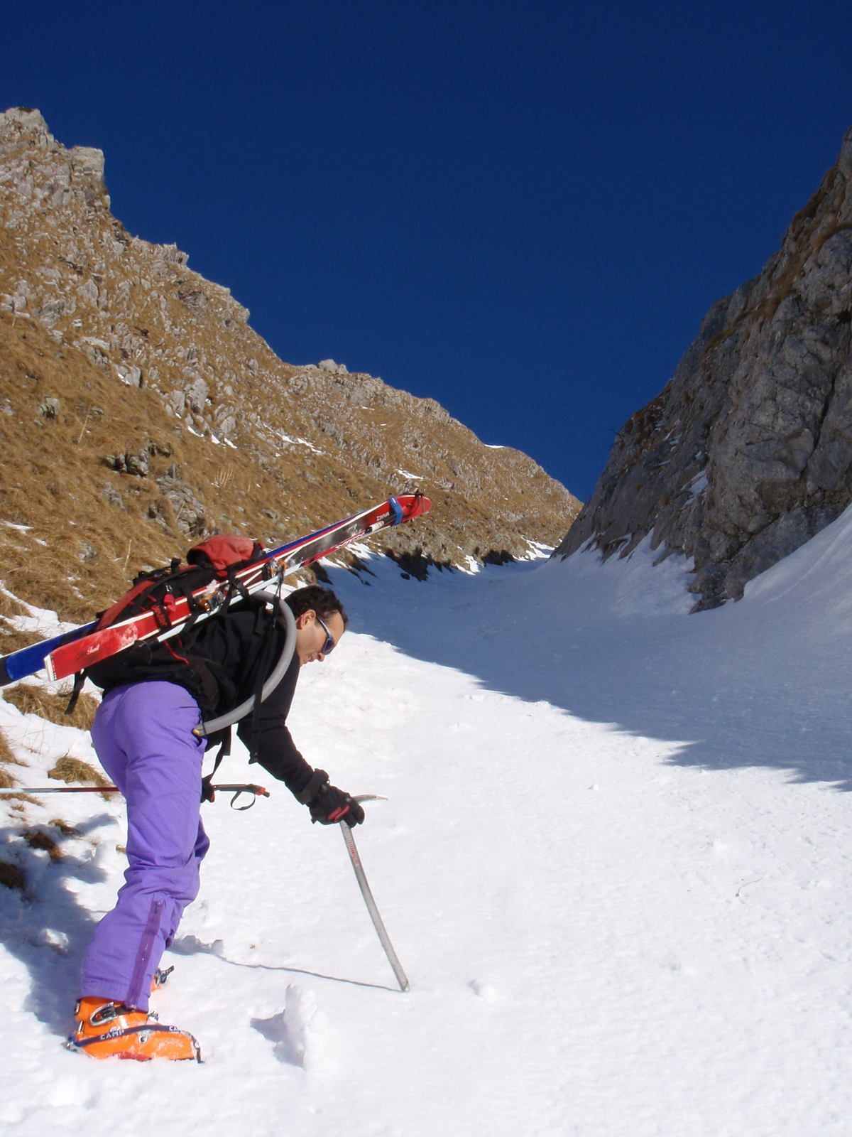 Mont Pécloz: Couloir sud-ouest