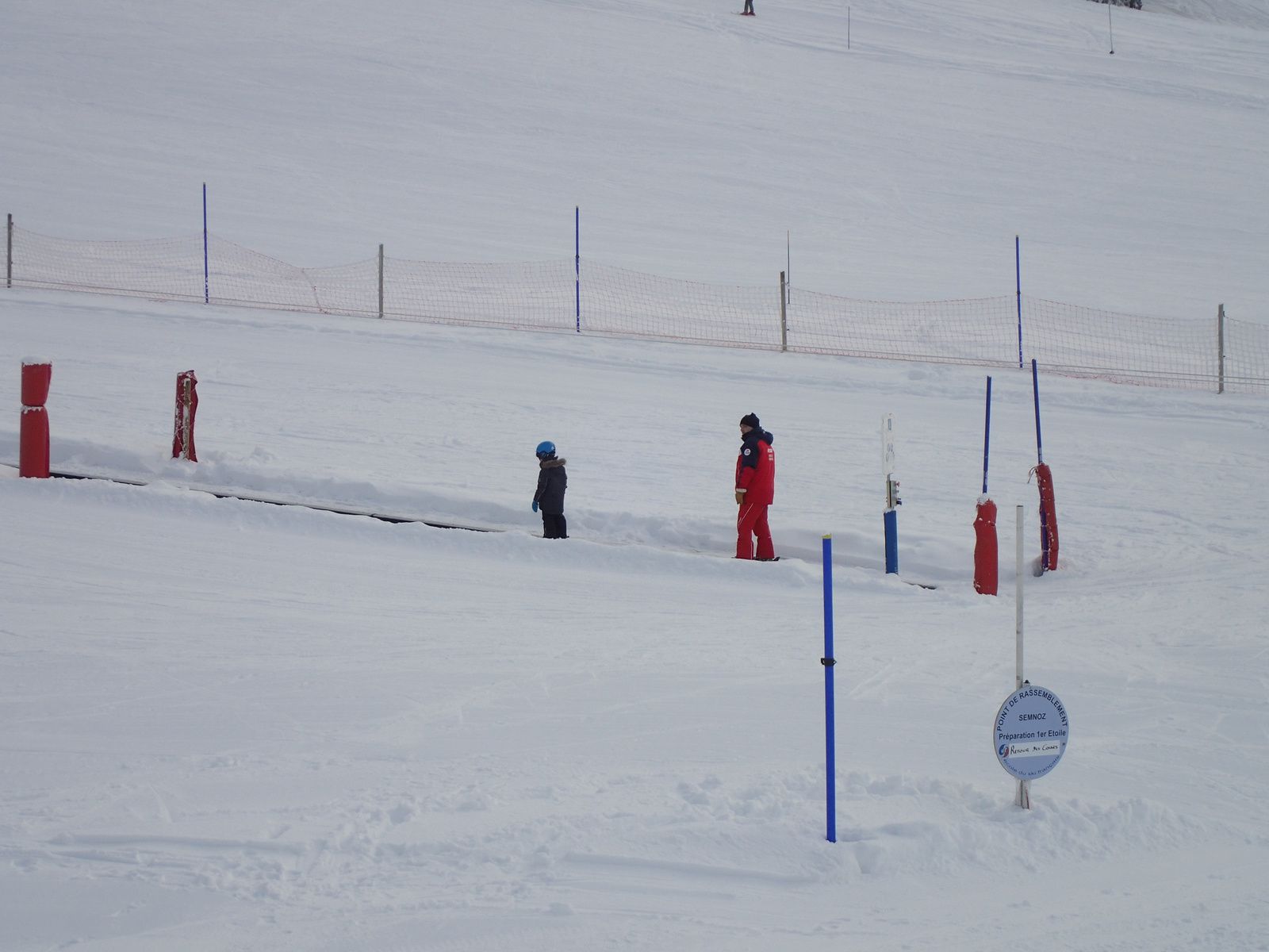 Semnoz: Première sortie ski Allan