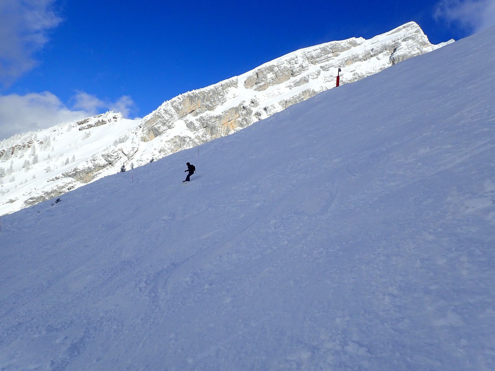Snowboard à la Clusaz