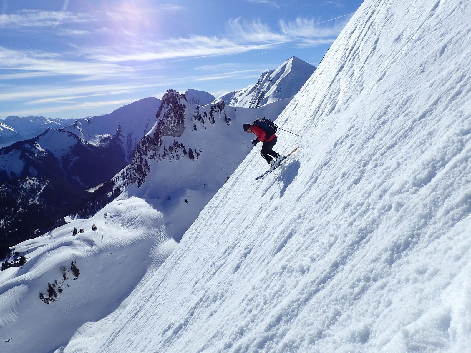 Pointe d'Arcalod: Face Est (depuis Seythenex) 2/3