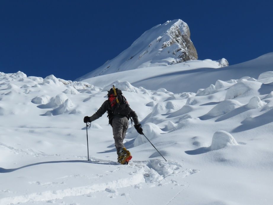 Dent du Châtelet: Face Nord-Ouest 1/2