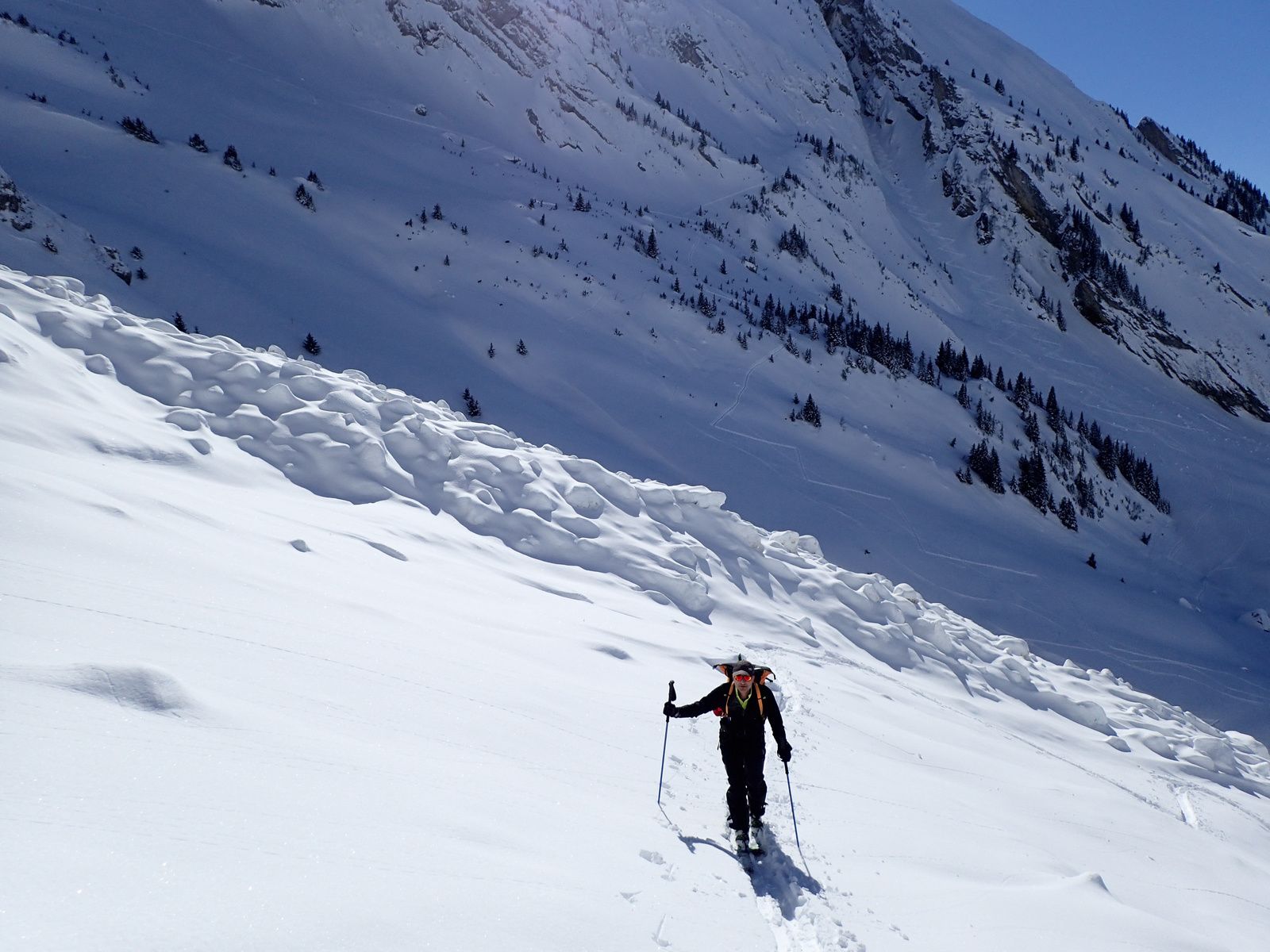 Dent du Châtelet: Face Nord-Ouest 1/2