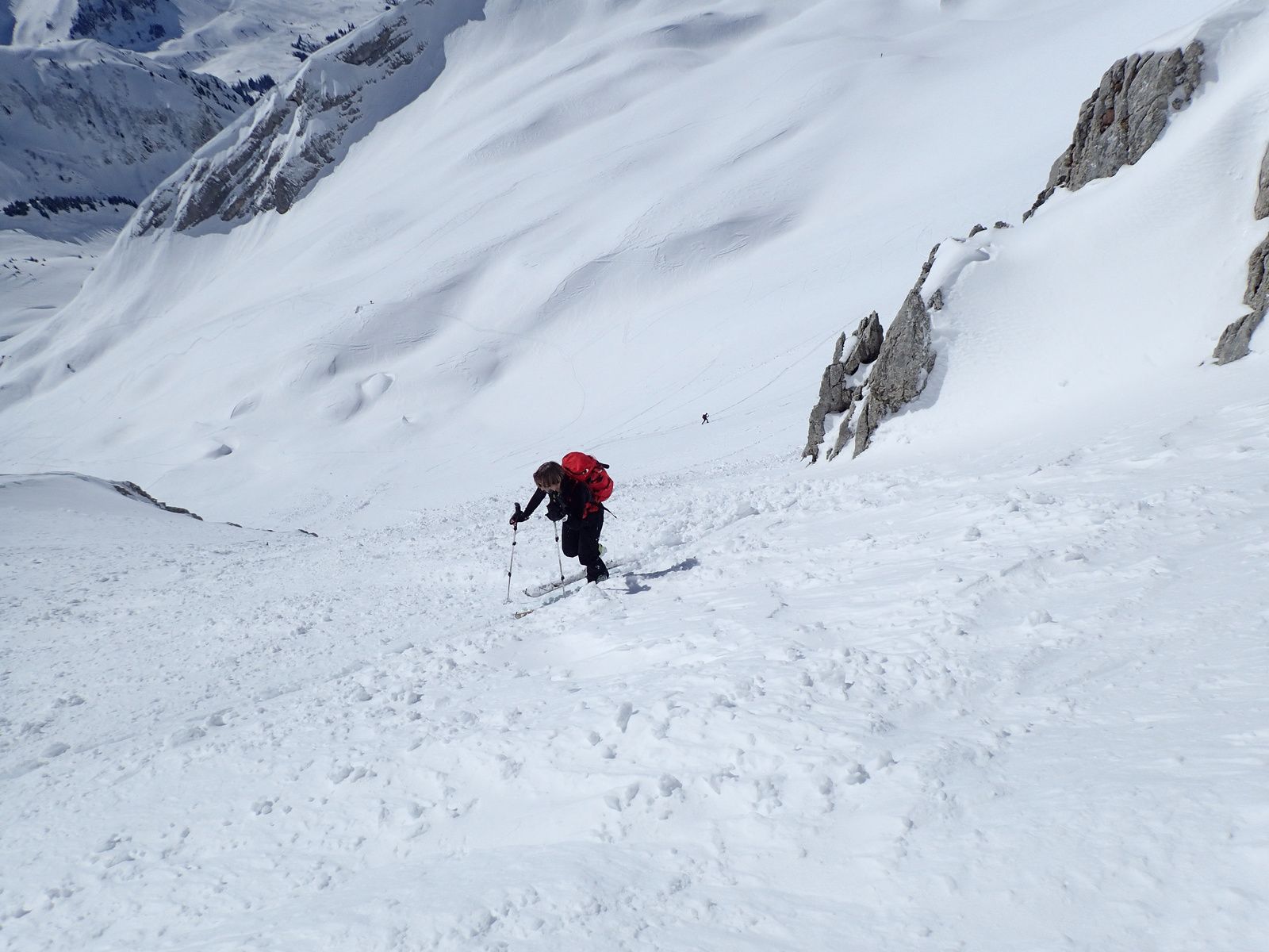 Pointe du midi: Depuis la Combe de Balafrasse 1/2