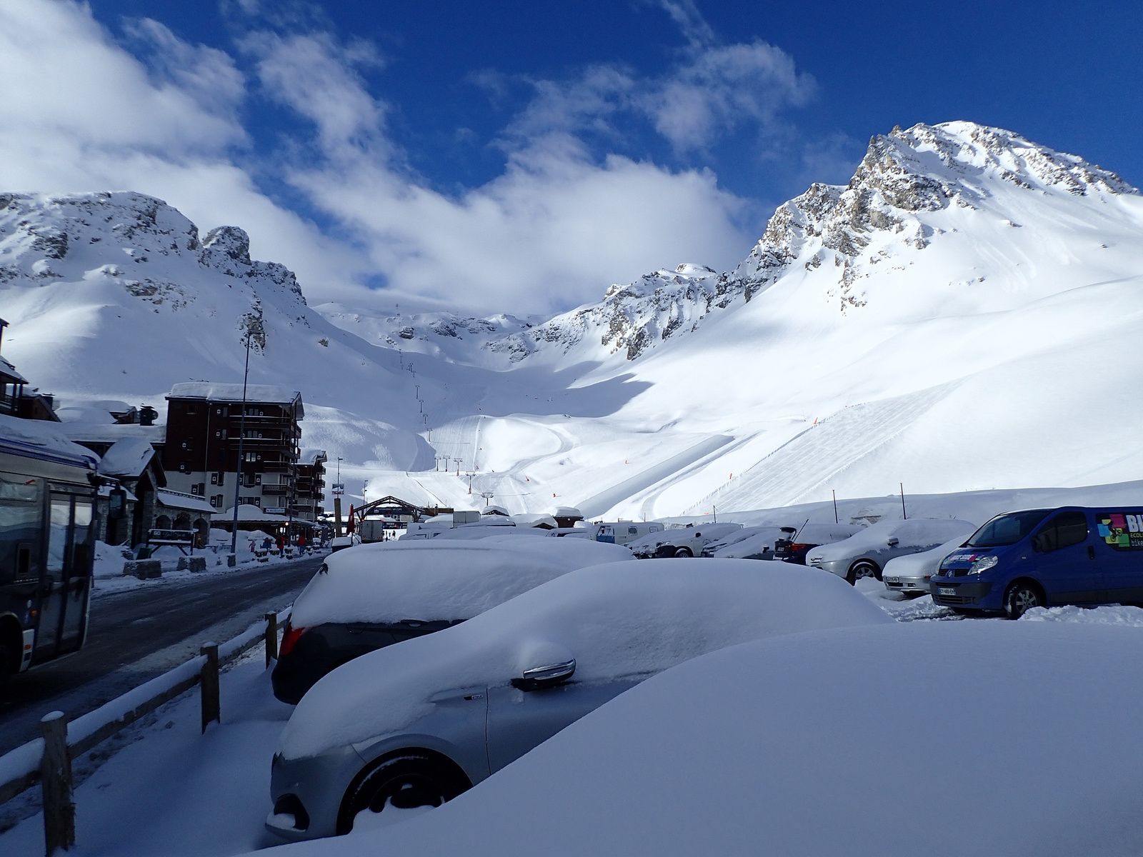 Snowboard à Tignes Val d'Isère 1/2