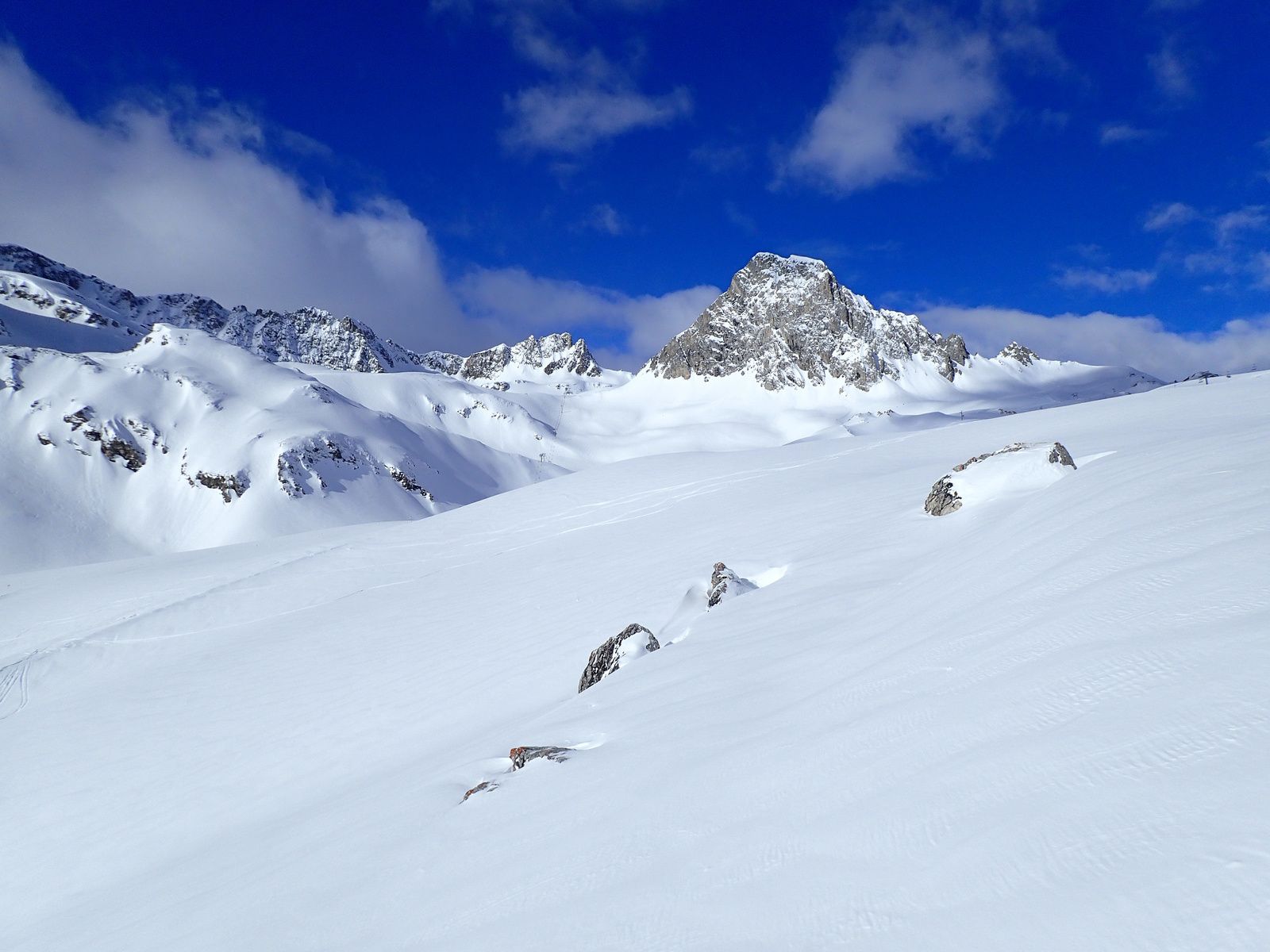 Snowboard à Tignes Val d'Isère 1/2