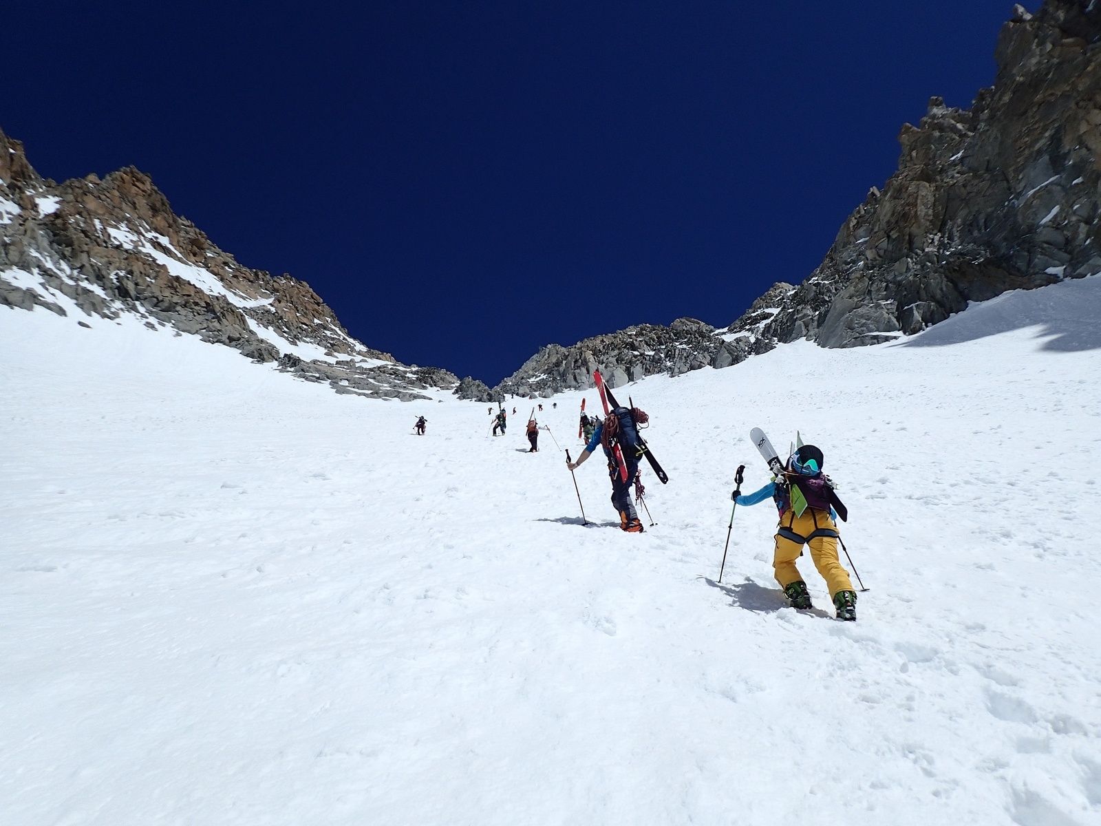 Aiguille d'Argentière: Par le Glacier du Milieu 2/3
