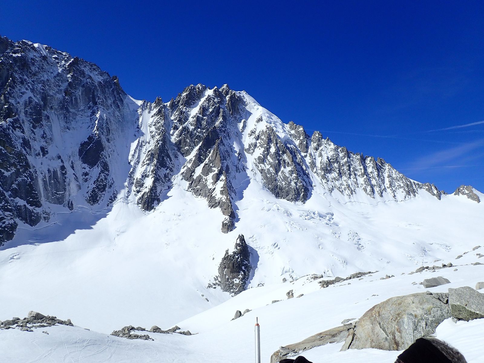 Aiguille d'Argentière: Par le Glacier du Milieu 2/3