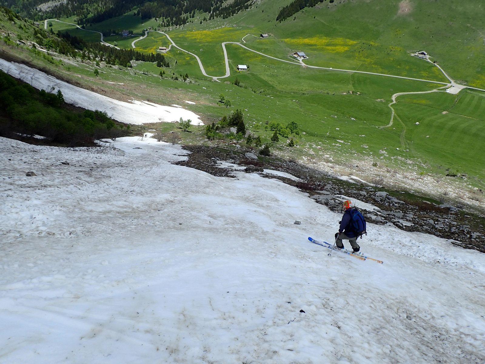 Pointe de la Blonnière: Combe à Marion (Couloir Nord des Aravis) 2/2