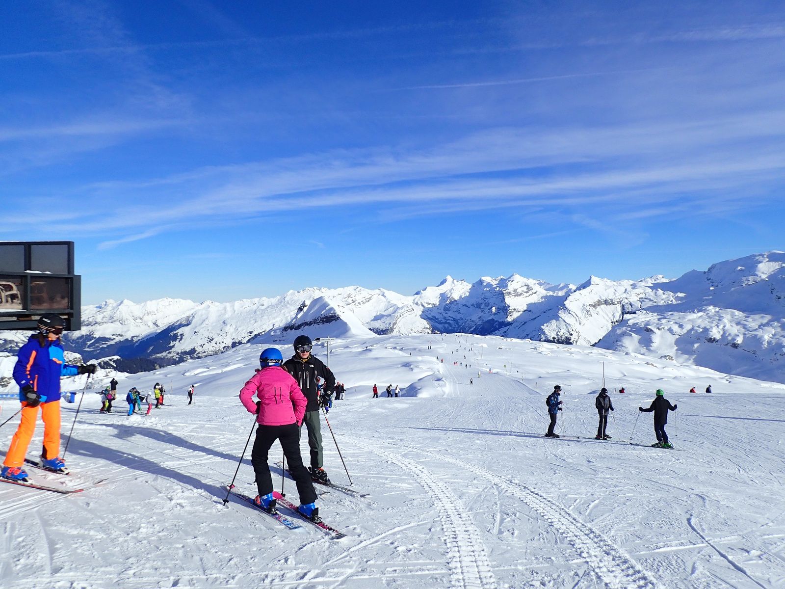Snowboard et ski à Flaine