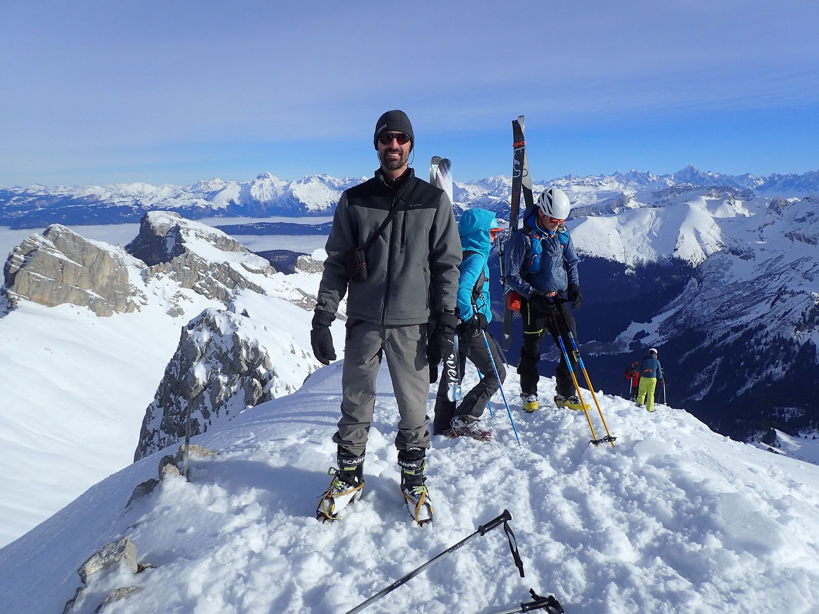 Pointe Blanche Face Sud 1/2 Plaisir des cimes