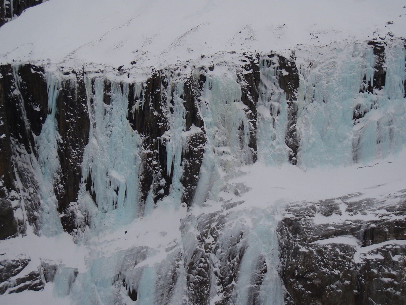 Cascade de glace d'Argentière: Mur Dent de la Mer; Déferlante