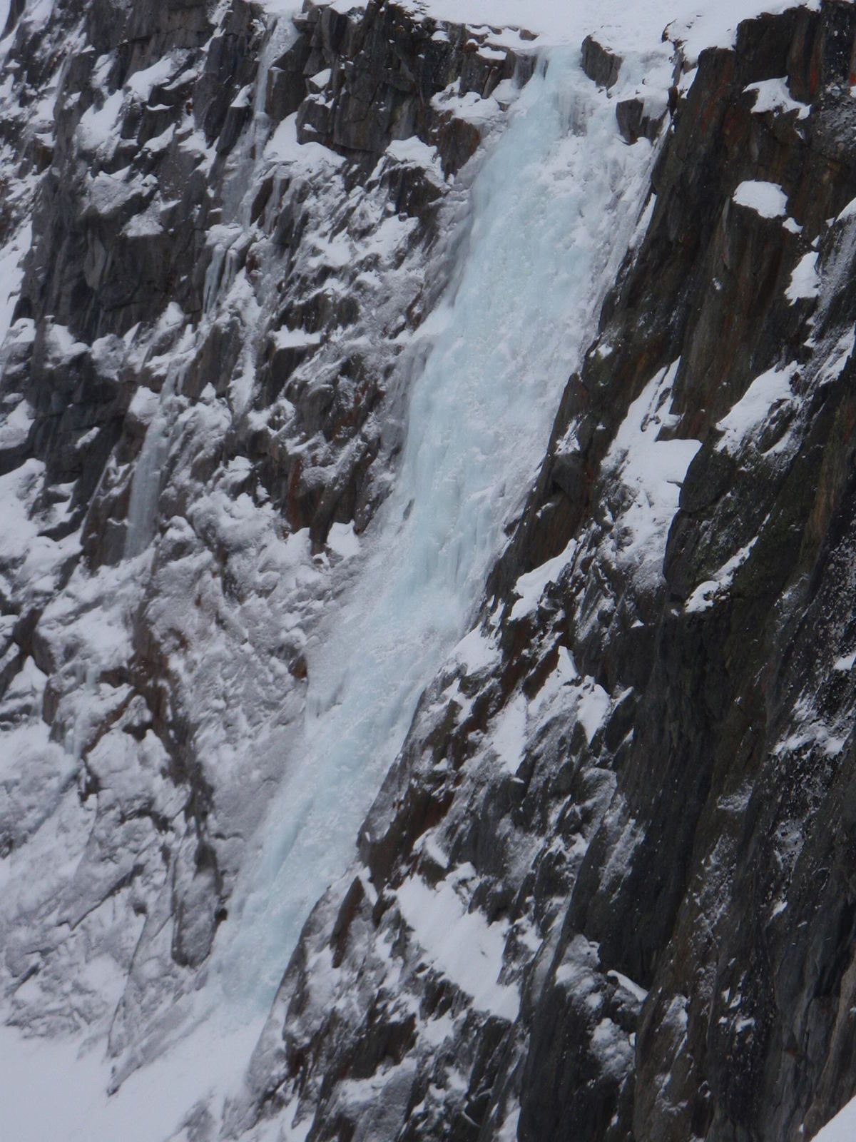 Cascade de glace d'Argentière: Mur Dent de la Mer; Déferlante