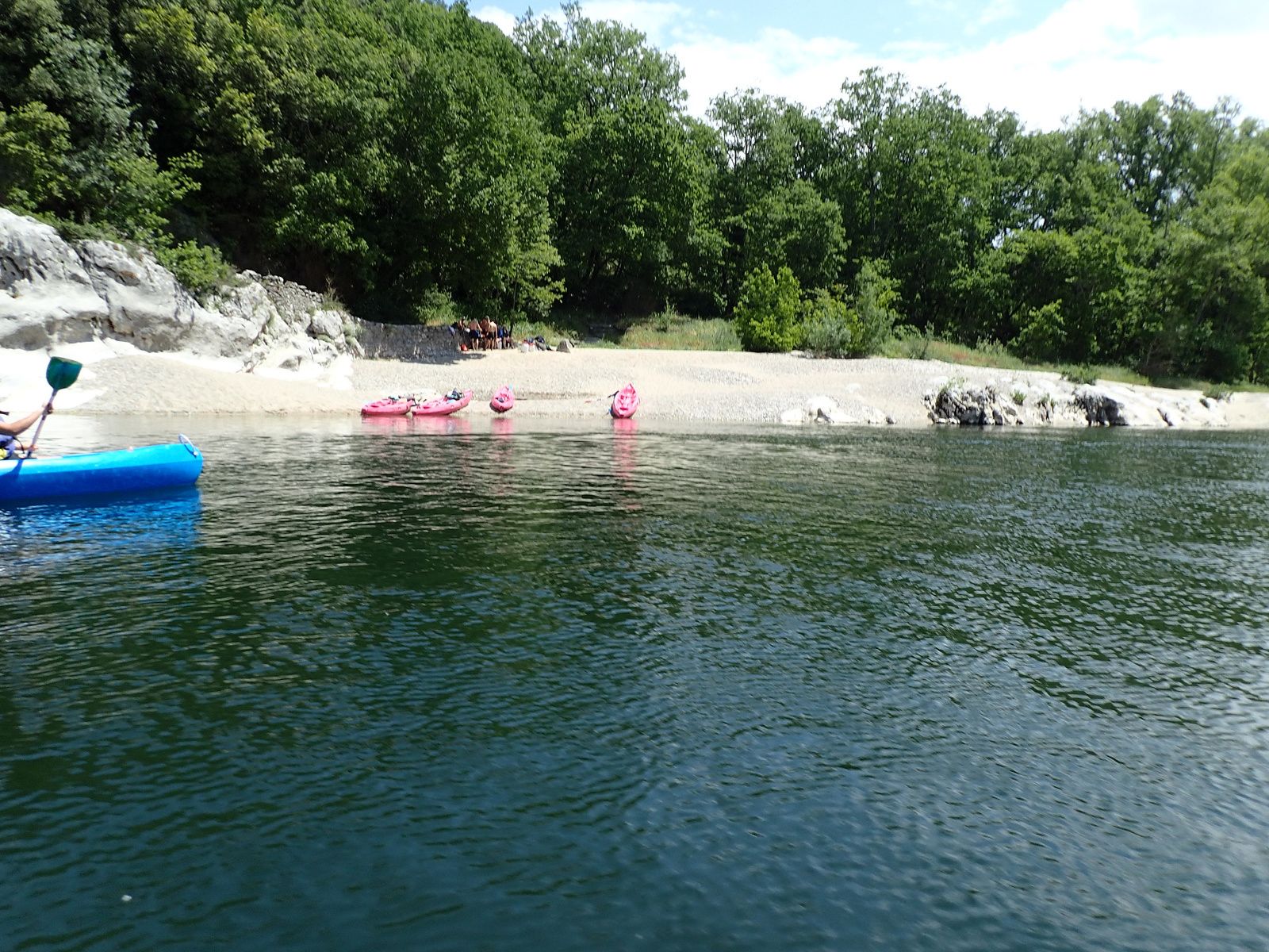 Vallon-Pont-d'Arc : Descente de l'Ardèche en kayak (13km)