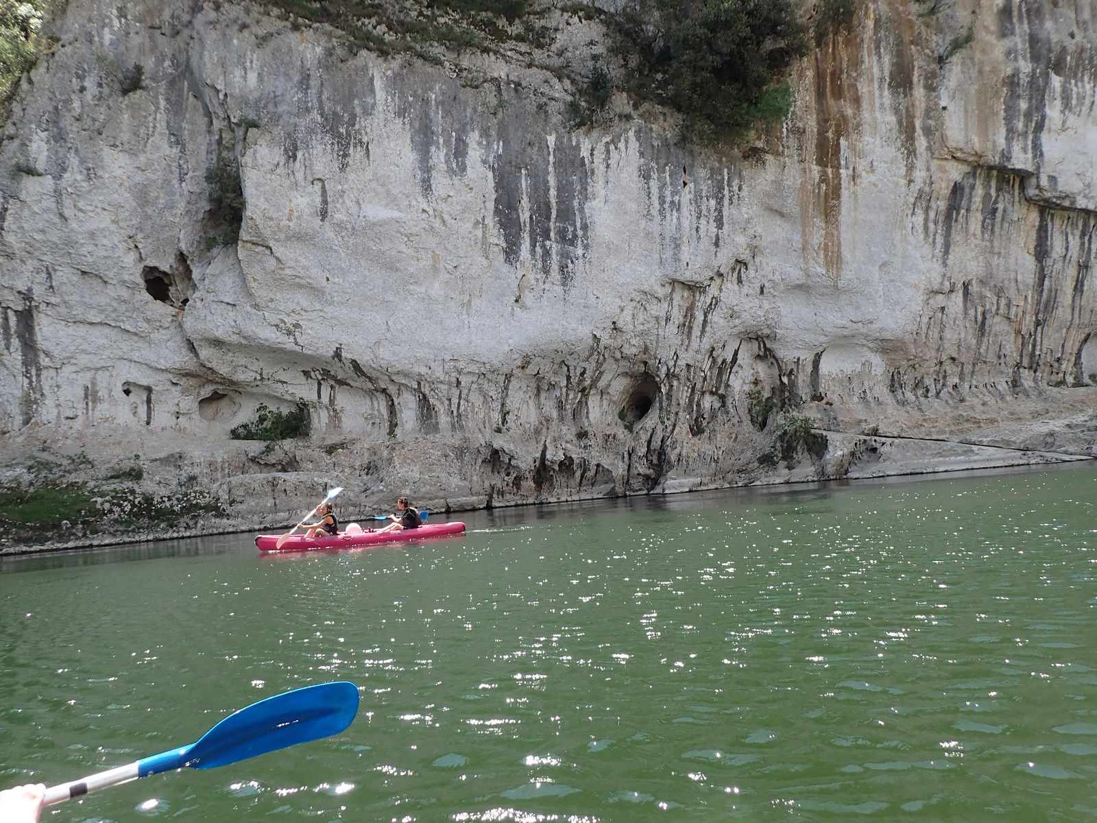 Vallon-Pont-d'Arc : Descente de l'Ardèche en kayak (13km)